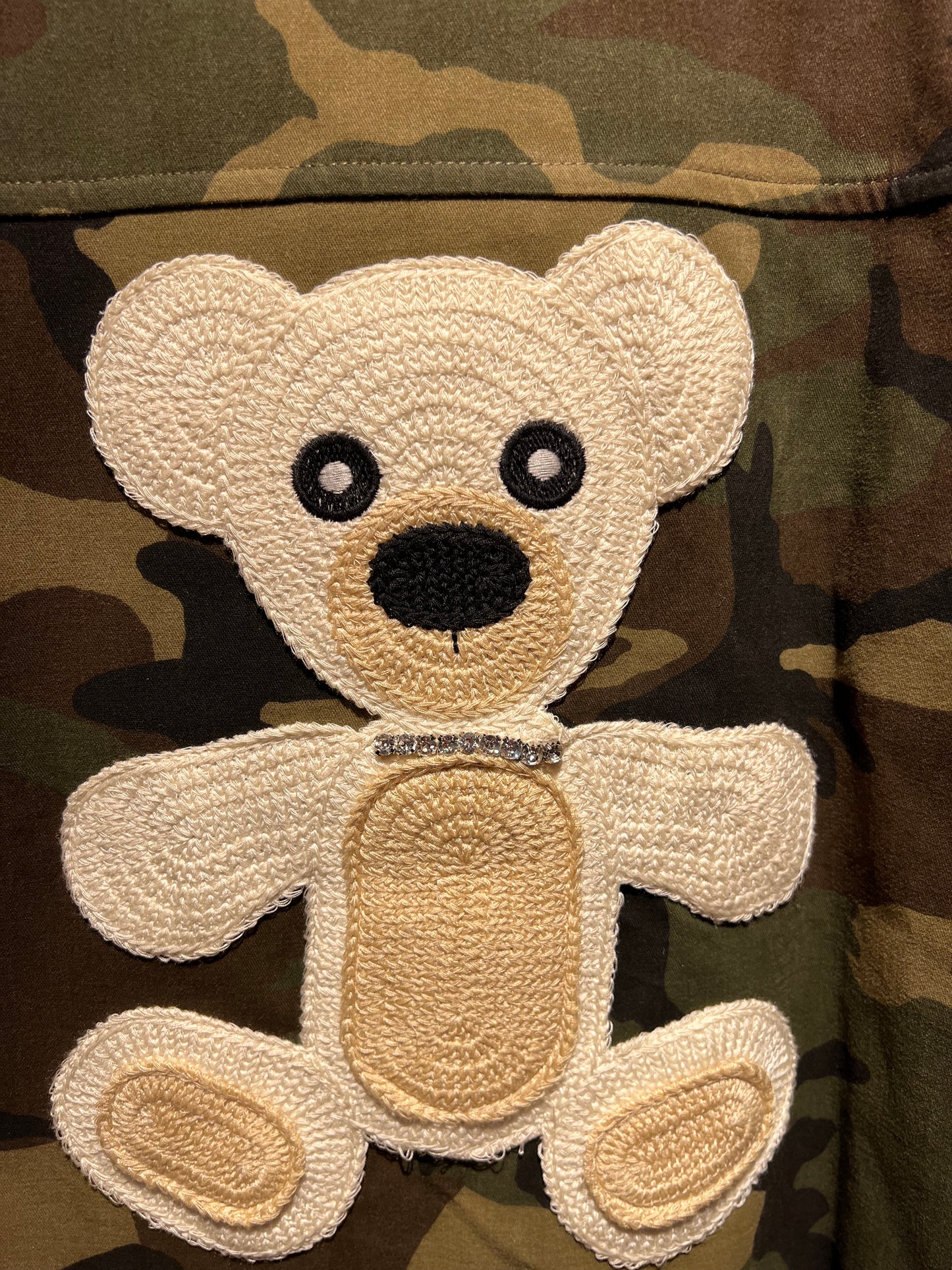 5 Progress sahariana camouflage teddy crochet