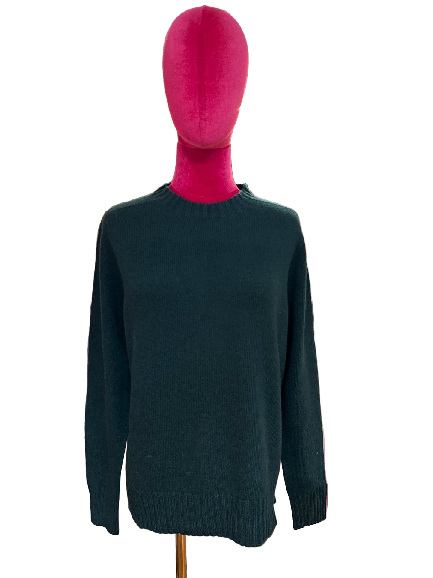 Dumar maglia girocollo in cachemire verde inglese