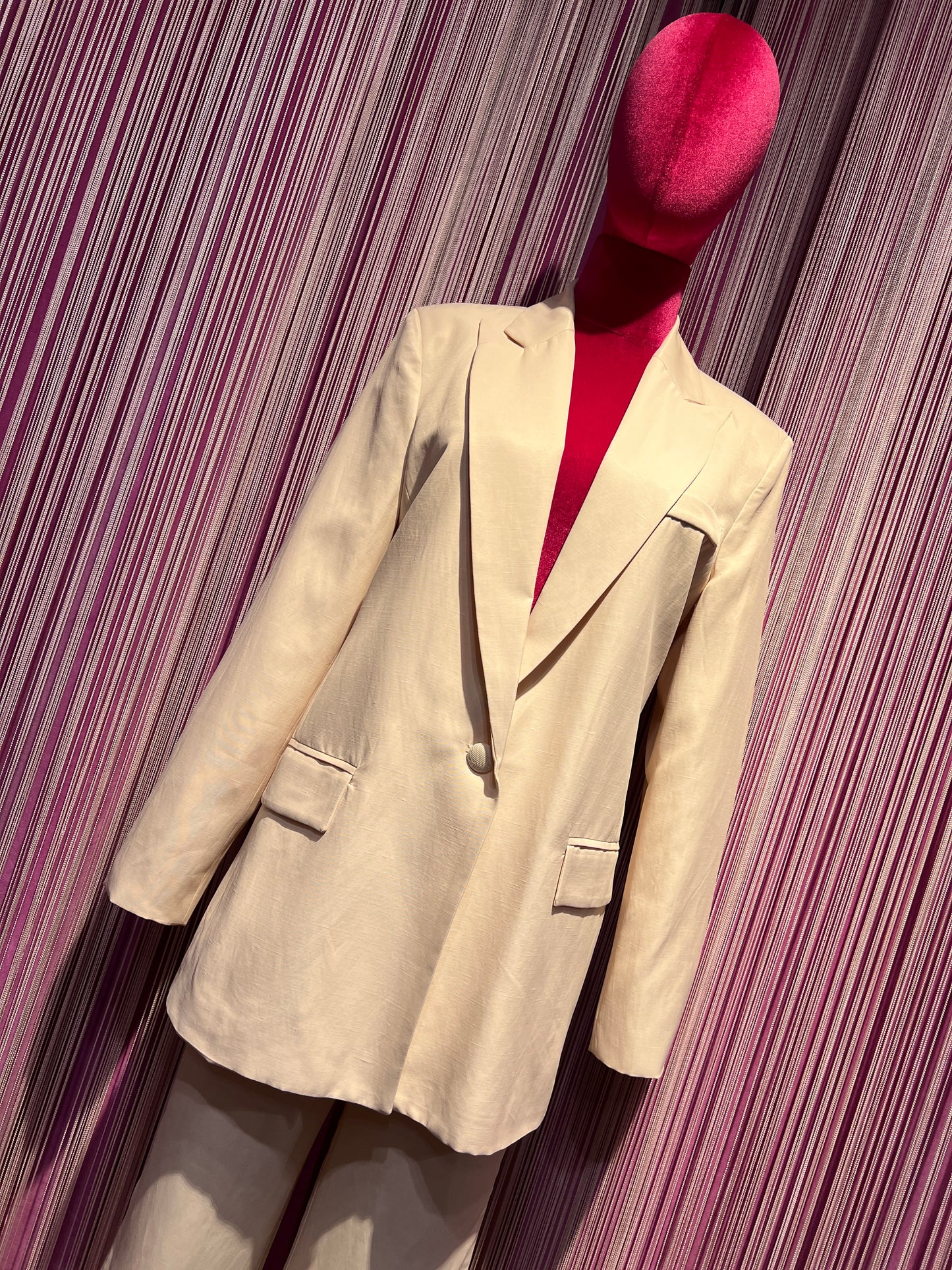 Pink memories -40% di sconto blazer con schiena in pizzo