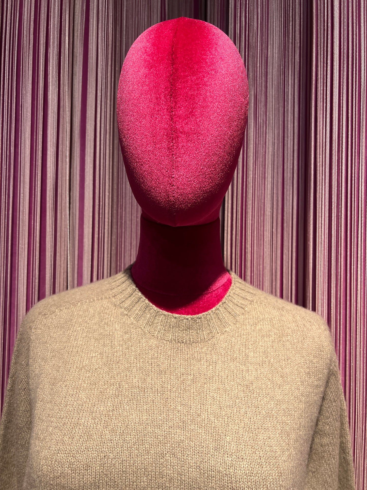 Dumar maglia girocollo in cachemire beige