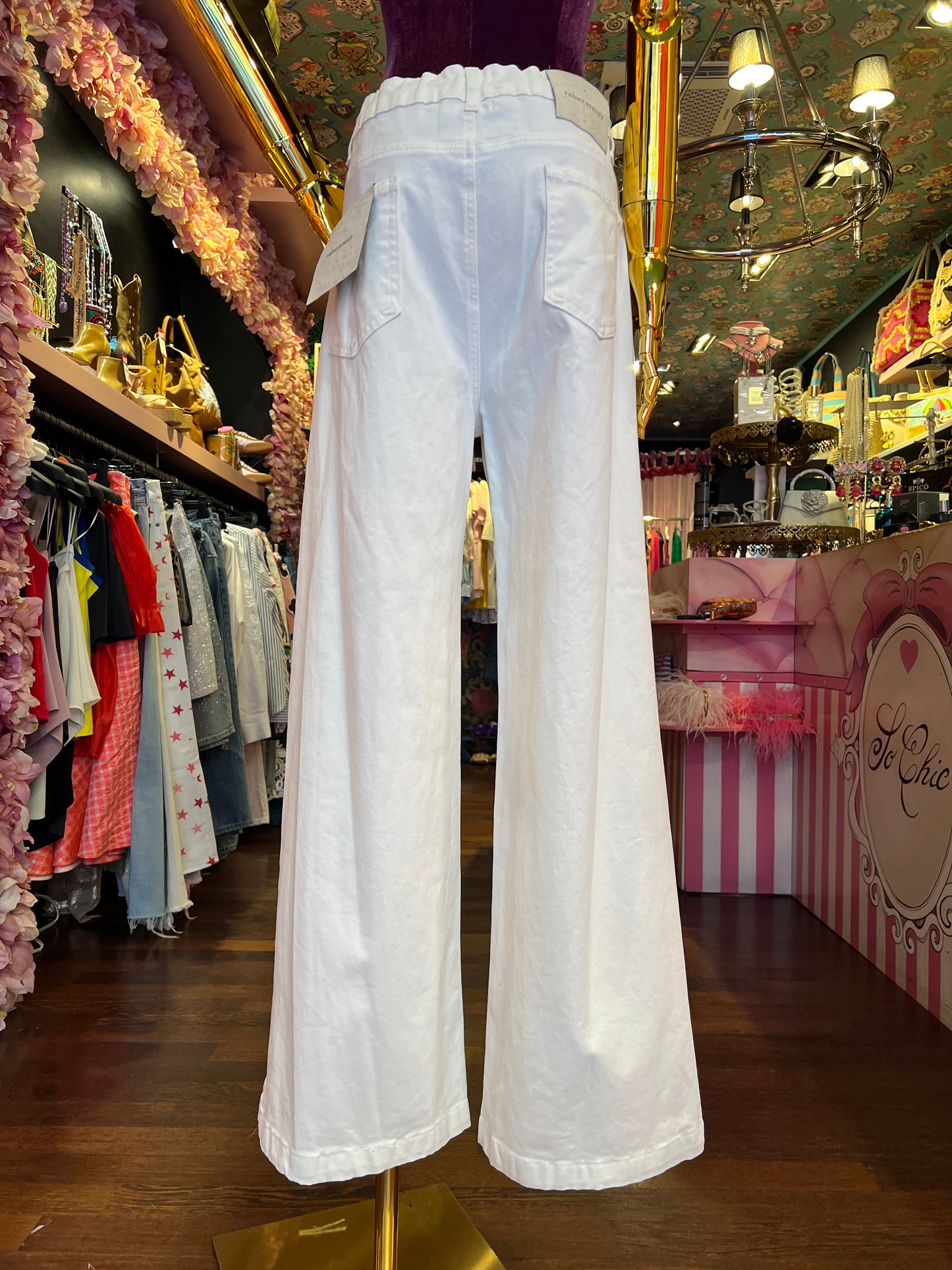 Front street pantalone con laccetto bianco vestibilita’  ampia