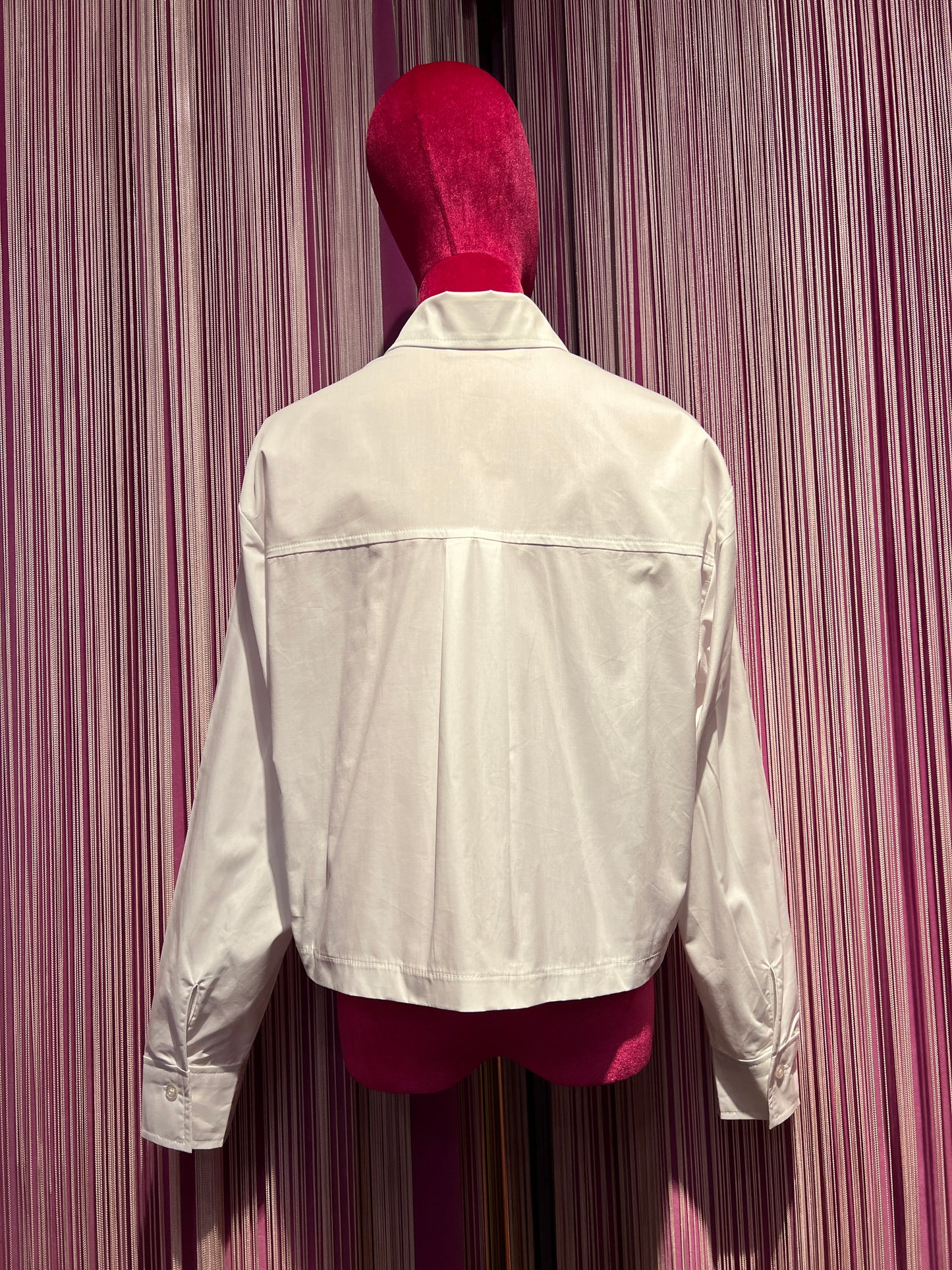Mon amour Paris camicia cotone a scatoletta con applicazione stella glitter argento