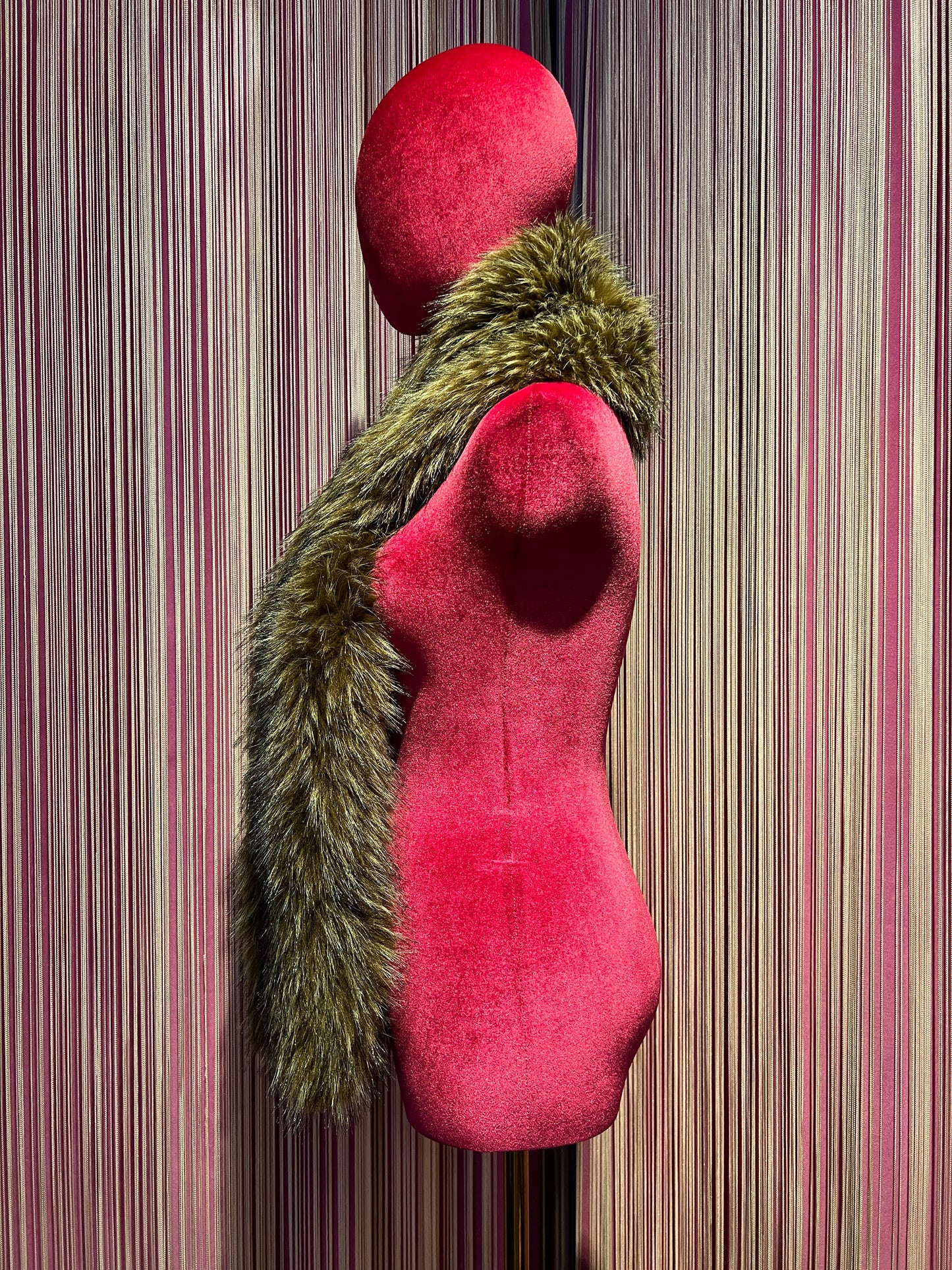 Bazar deluxe sciarpa in ecopelliccia