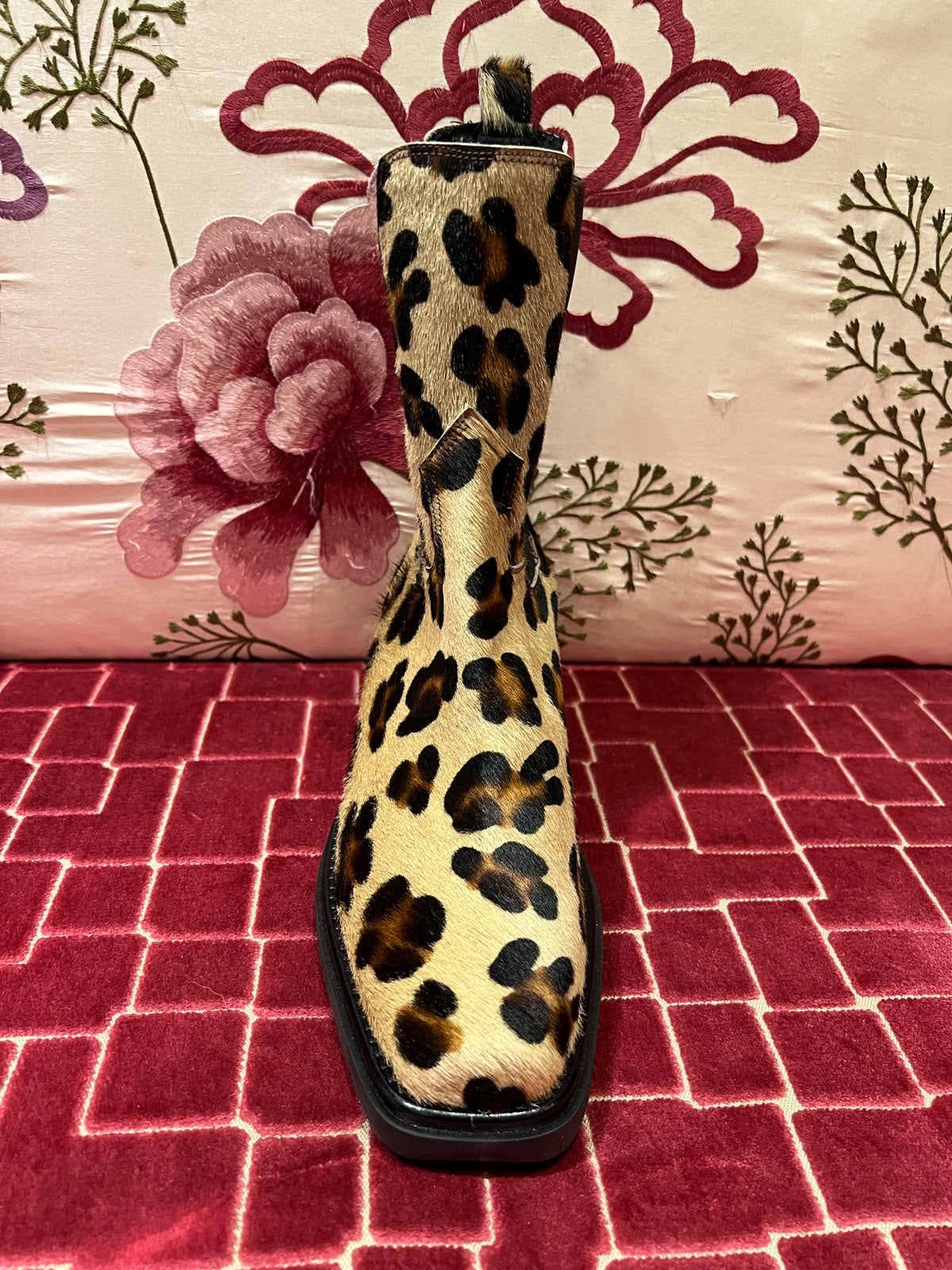 Ermanno Scervino stivale in cavallino stampa leopardata