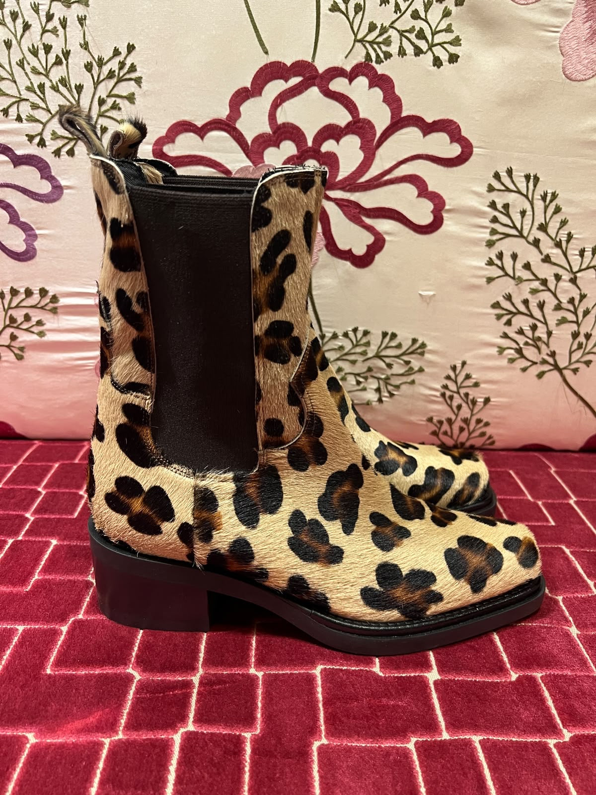 Ermanno Scervino stivale in cavallino stampa leopardata