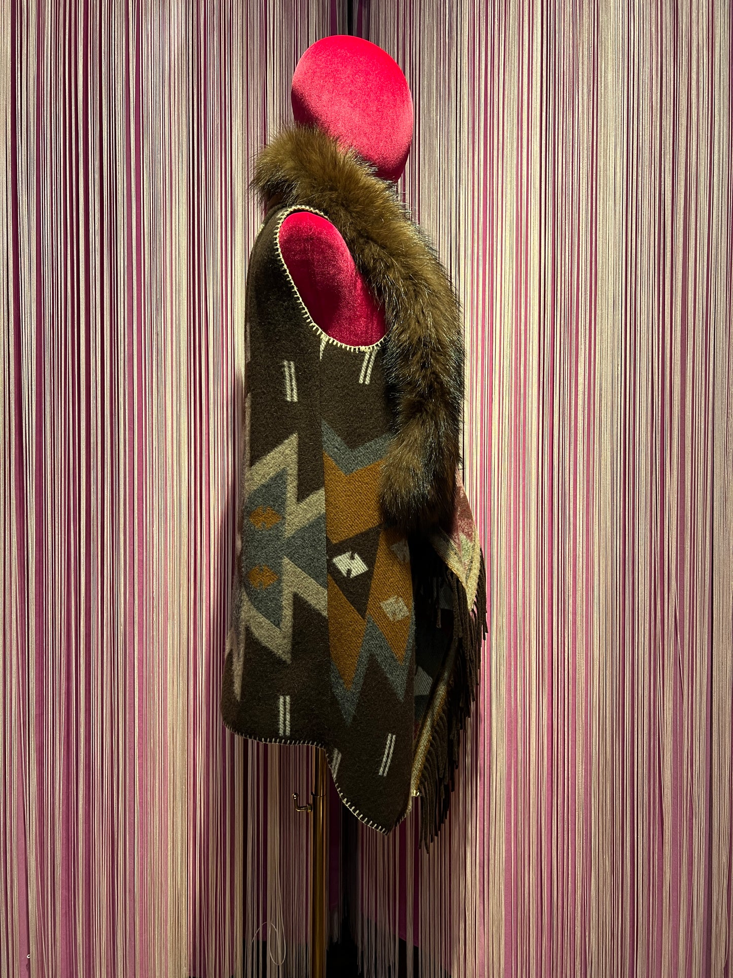 Bazar deluxe giaccone piu gilet rimovibile con pelliccia raccoon