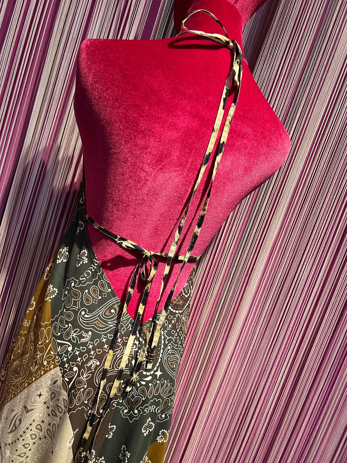 5 Progress abito lungo bandana