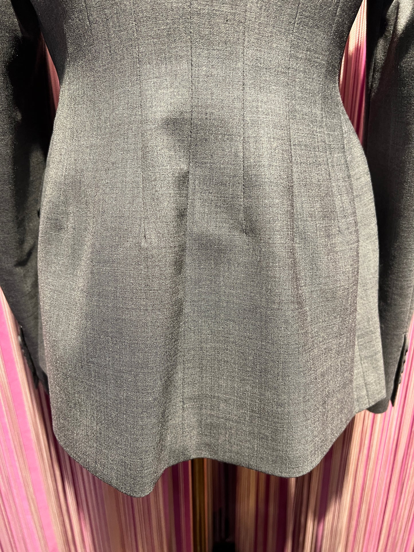 Semicouture giacca doppiopetto grigio medio