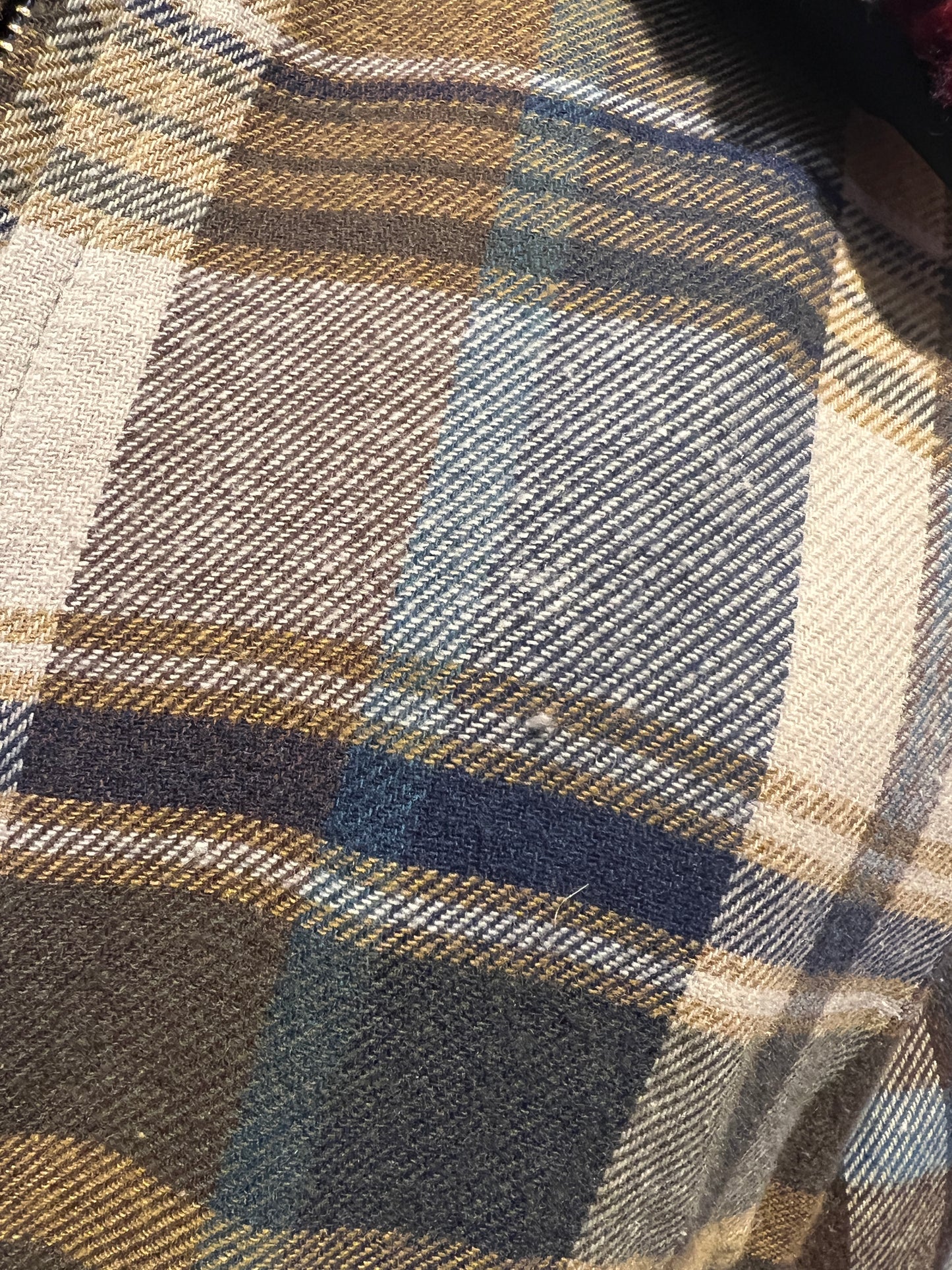 Front street bomber aviatore checked con collo removibile ecopelliccia