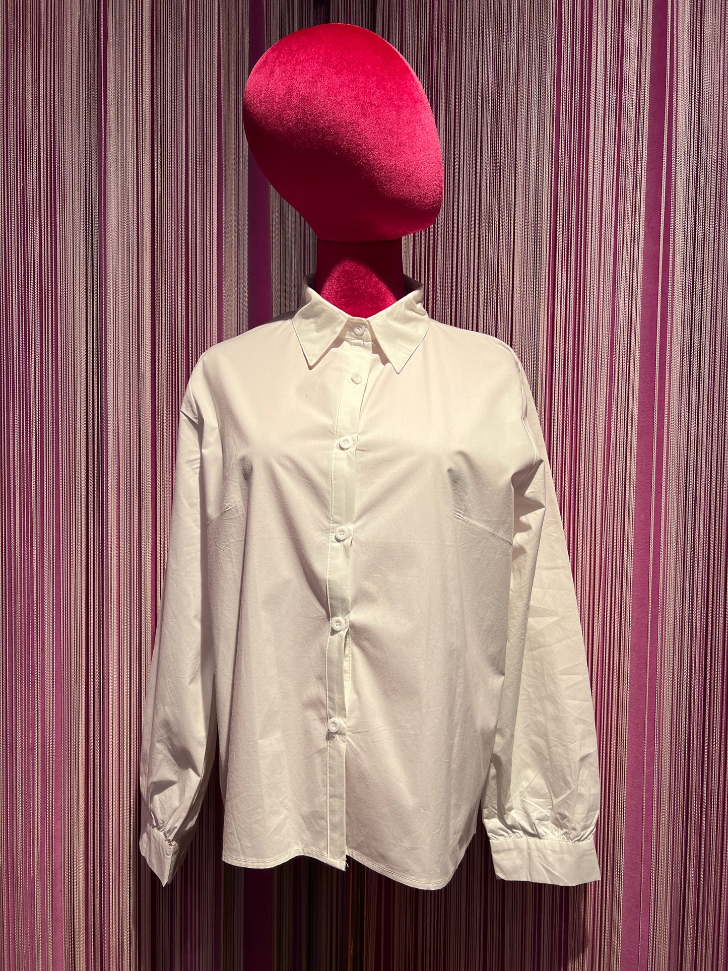 Love & roses camicia bianca manica lunga