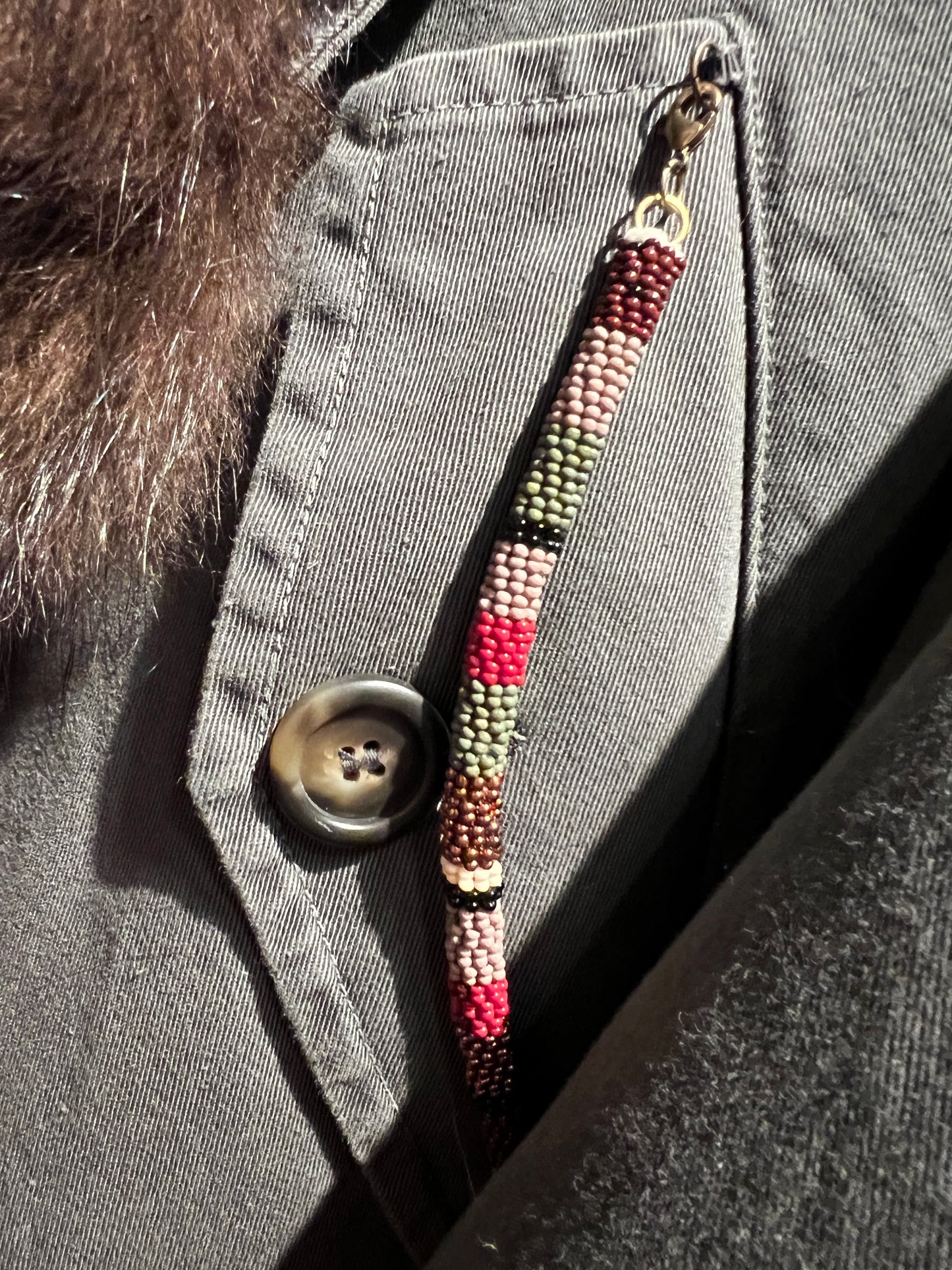 Bazar deluxe giaccone più gilet rimovibile con pelliccia raccoon