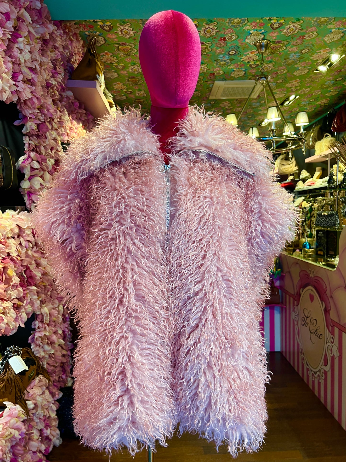 Snow-up Milano -20% di sconto gilet ecopelliccia di Mongolia color rosa