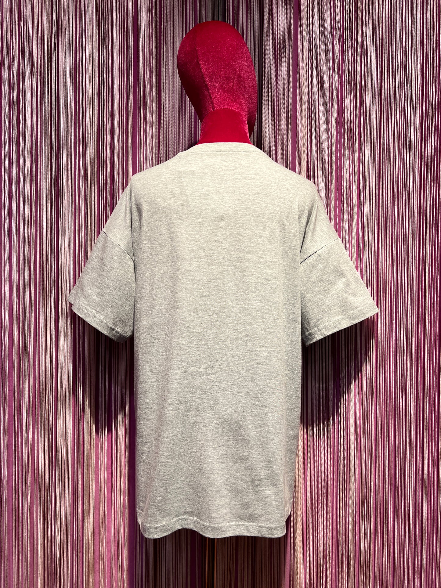 Brigitte Bardot t shirt grigio mélange con stampa foto B. B. Egerie
