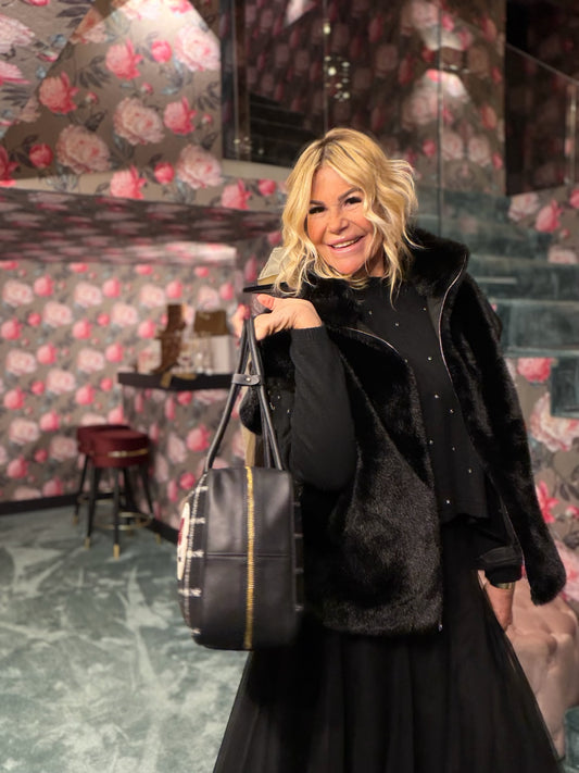 The room gilet eco visone nero