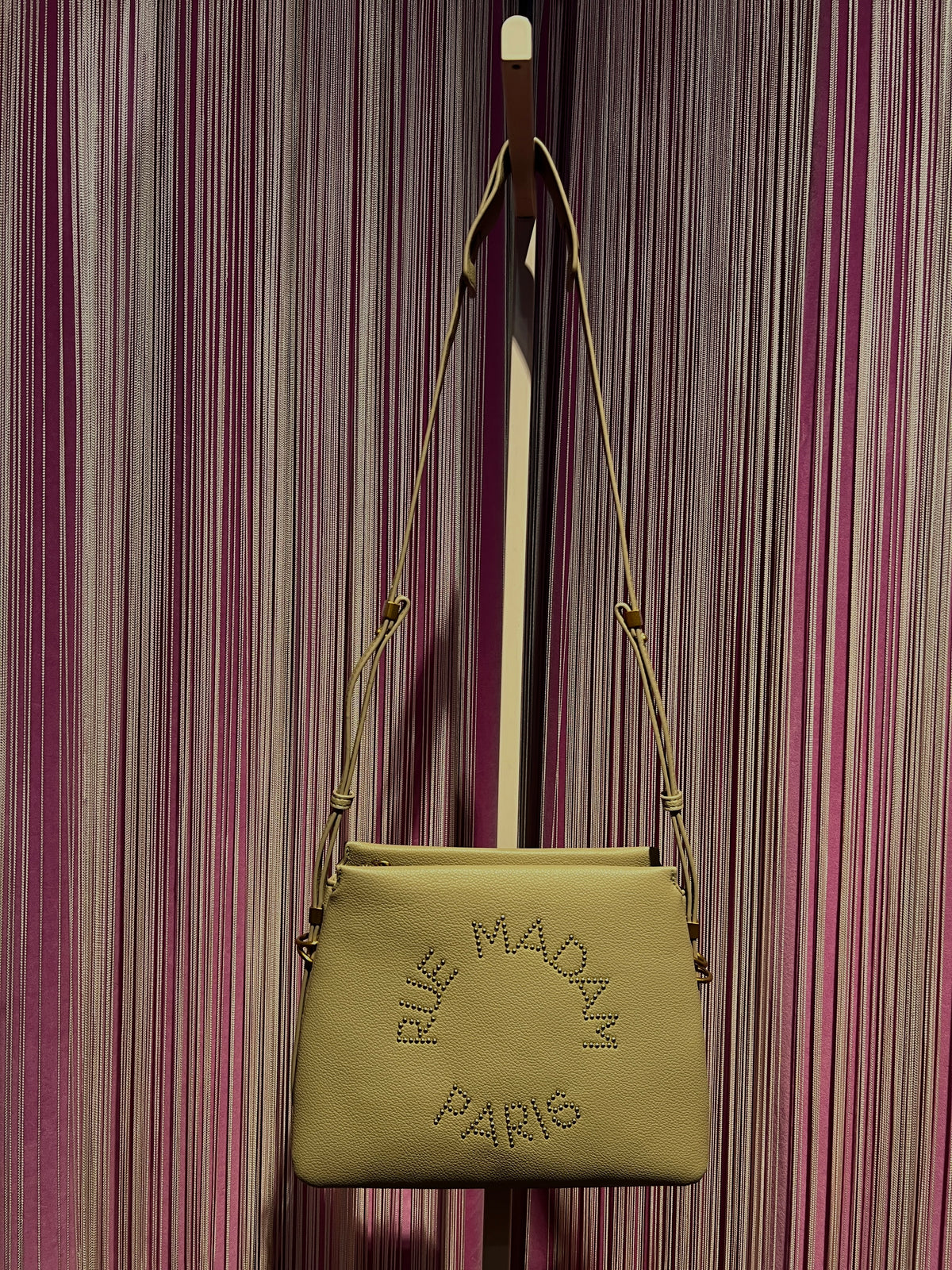 Rue Madam Paris borsa ecopelle taupe con tracolla