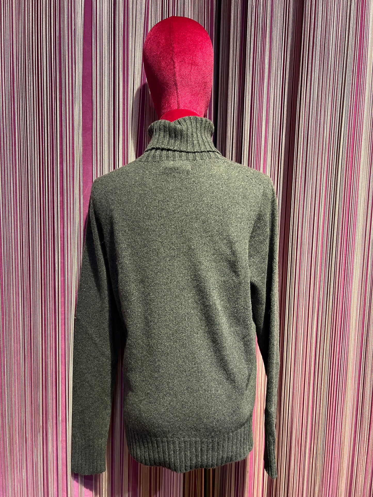 Dumar maglia dolcevita in cachemire grigio pietra