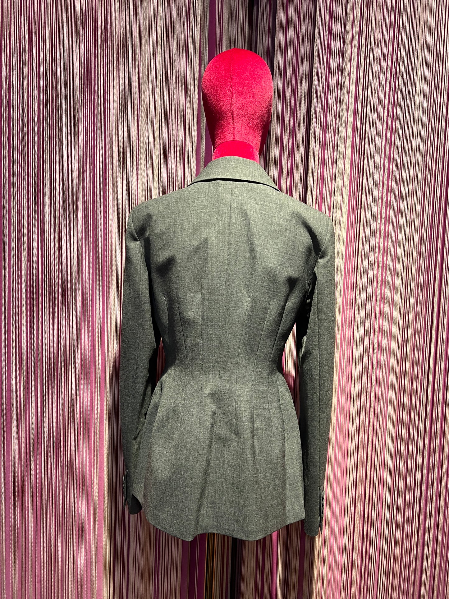 Semicouture giacca doppiopetto grigio medio