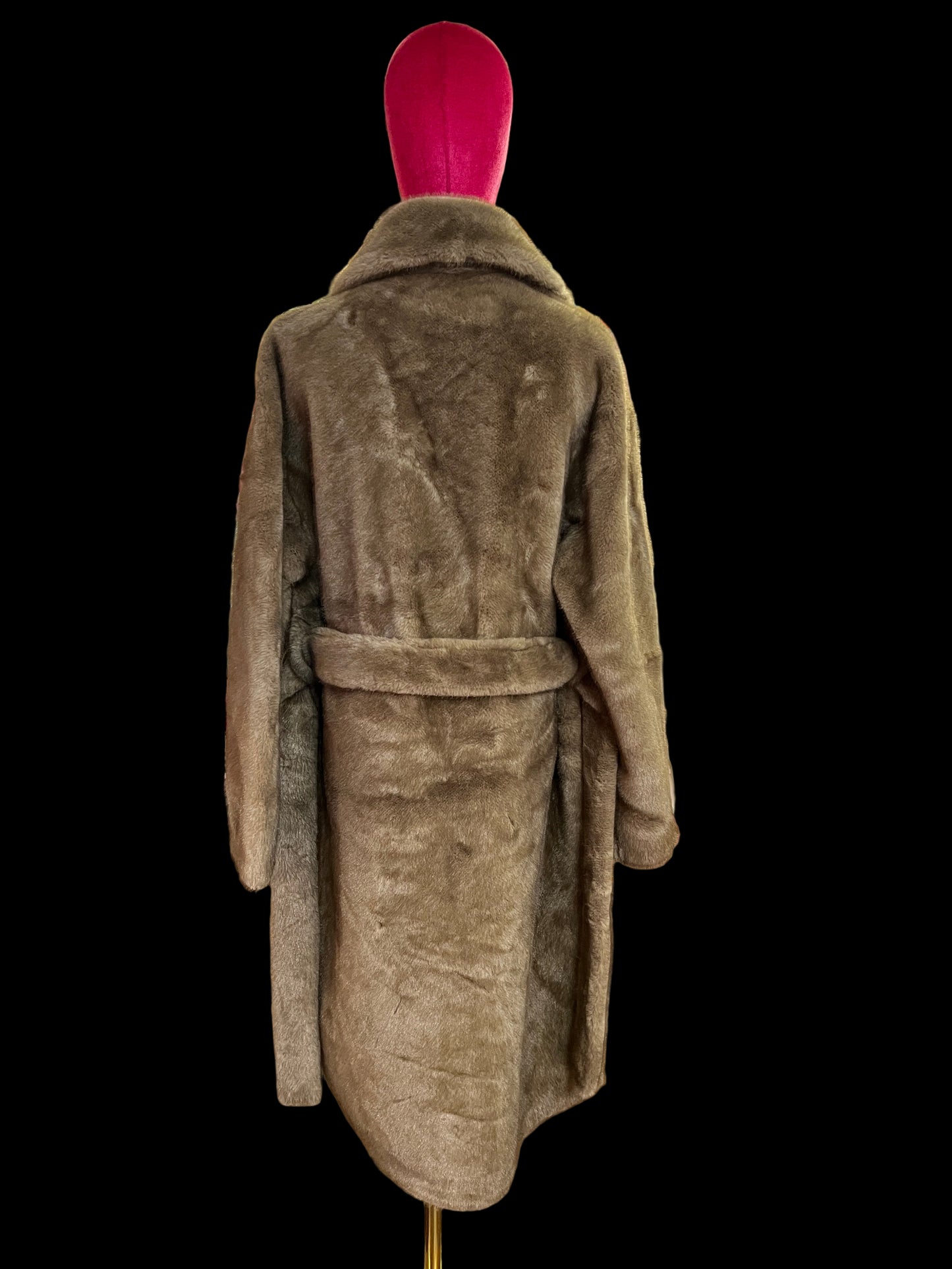 Abpink🩷 eco visone miele con patch Topolino cuore sacro