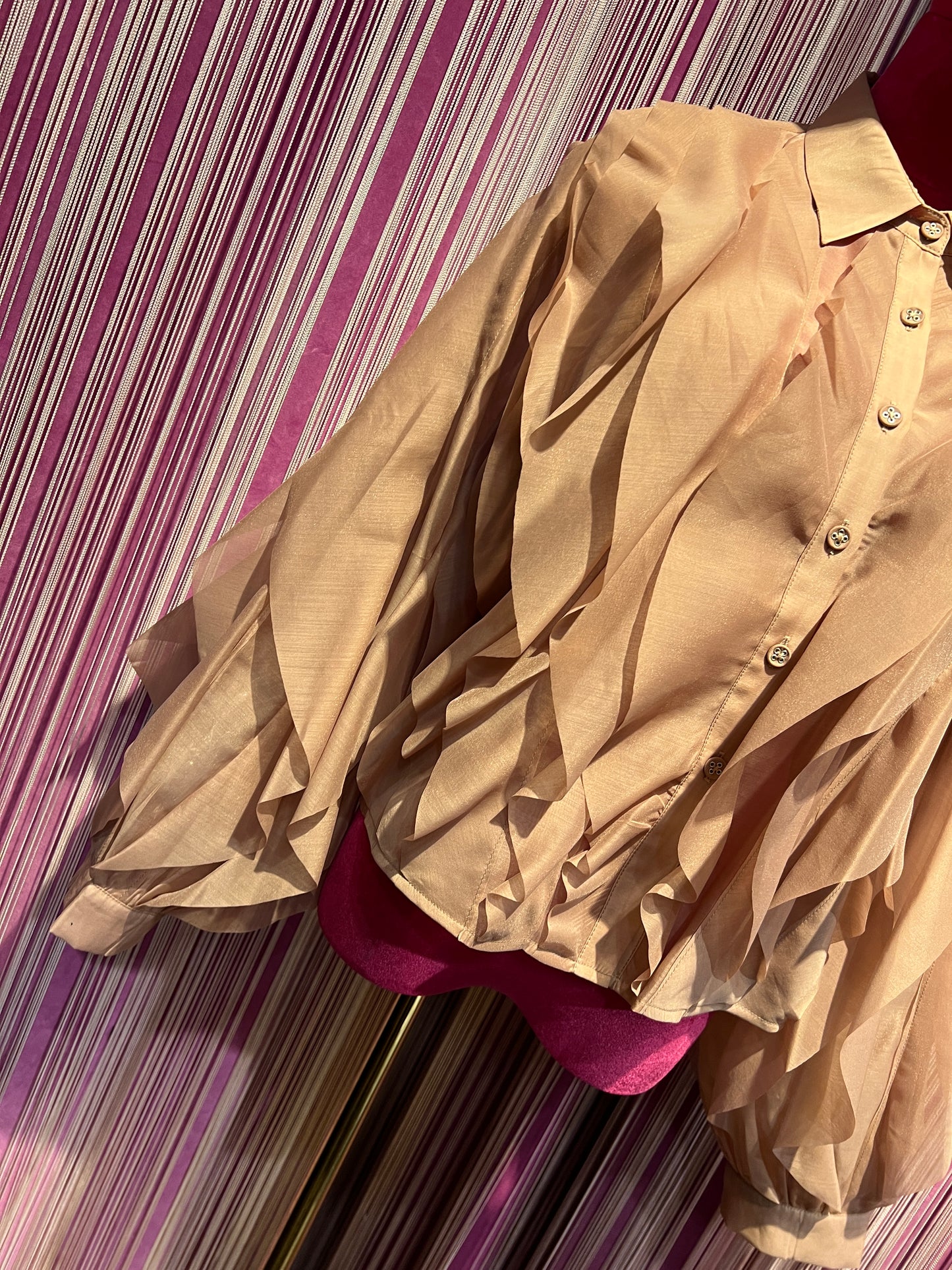 Amosa camicia rosa cipria
