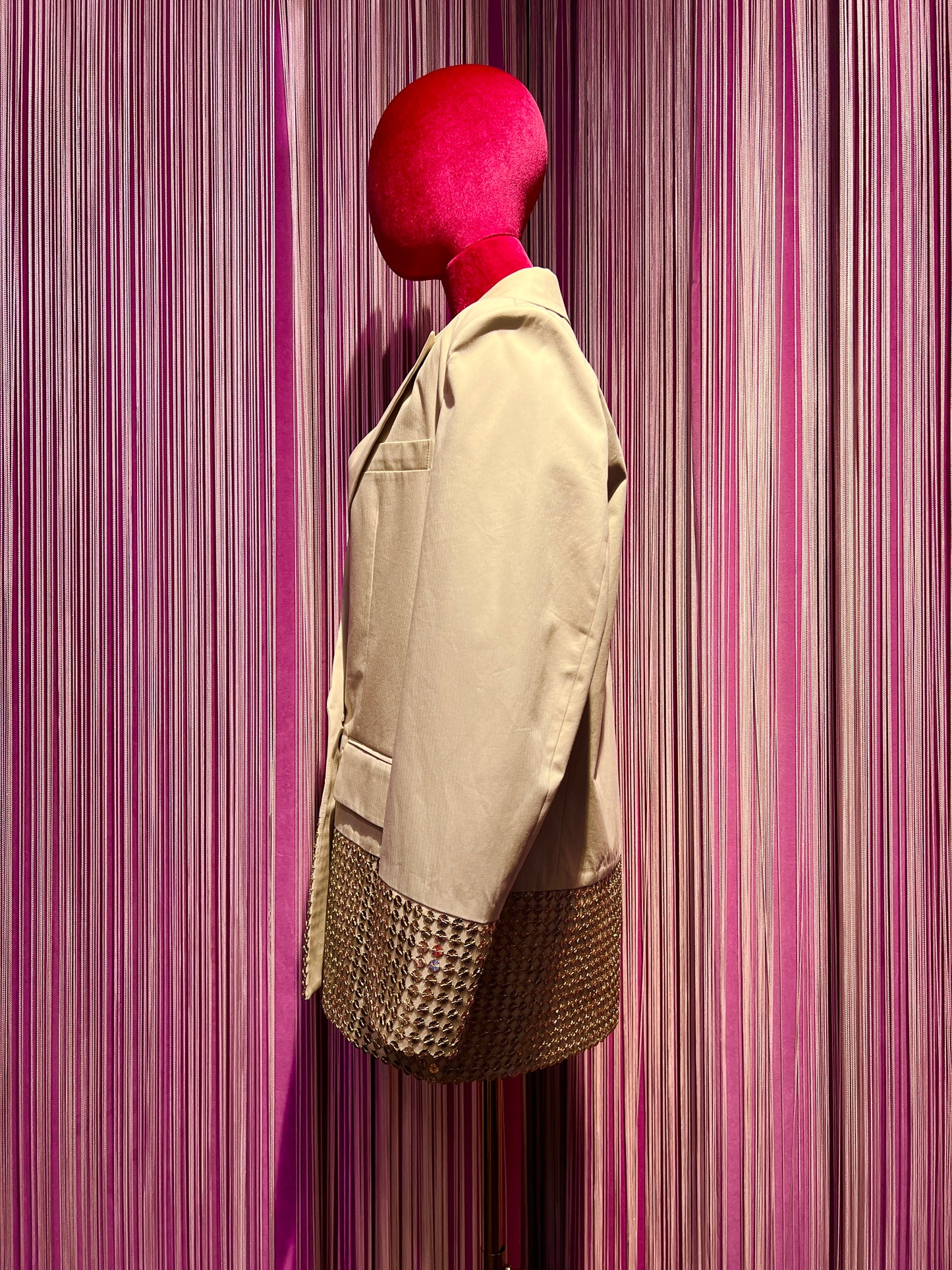 Isabelle Blanche Paris -40% di sconto blazer a doppiopetto con applicazioni paillettes