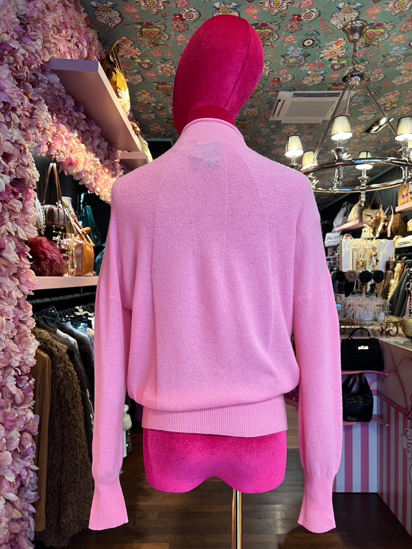 Sincere Paris maglia in cachemire rosa bubble