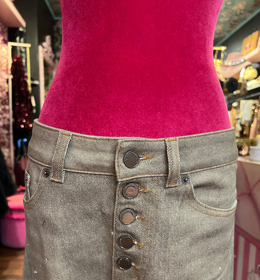 Rossano Perini jeans con Swarovski modello loose