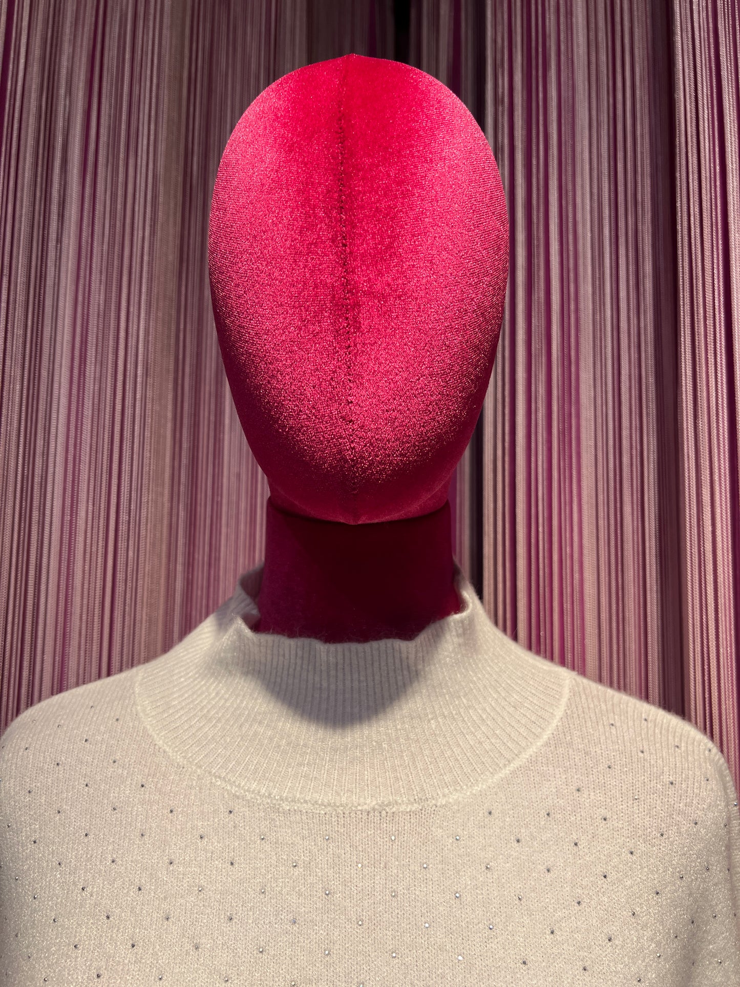 The room maglia bianca con pois cristalli