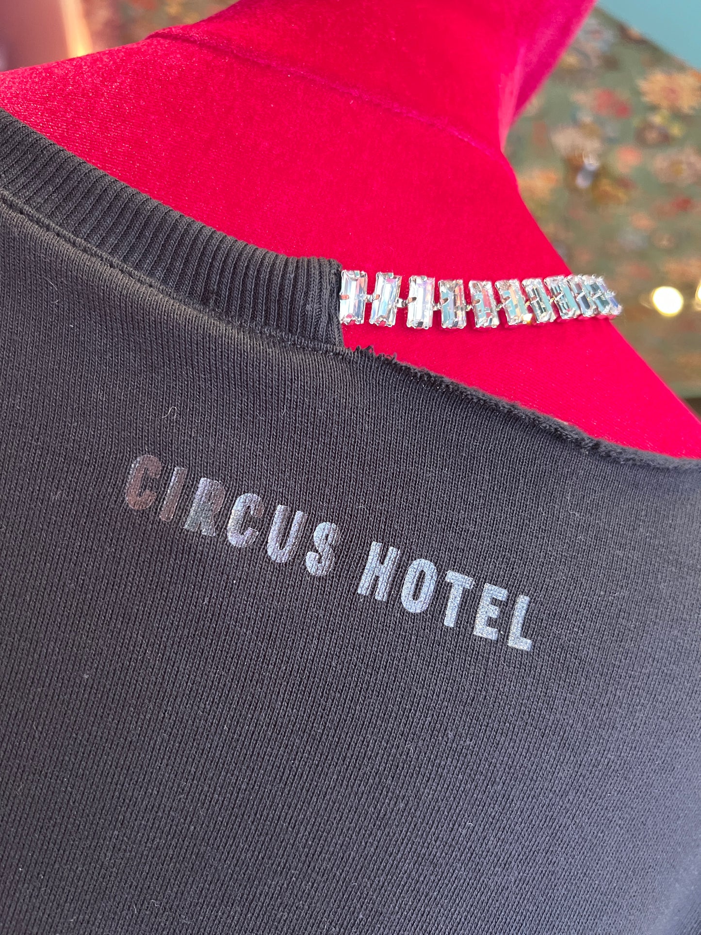 Circus Hotel felpa con dettaglio cristalli