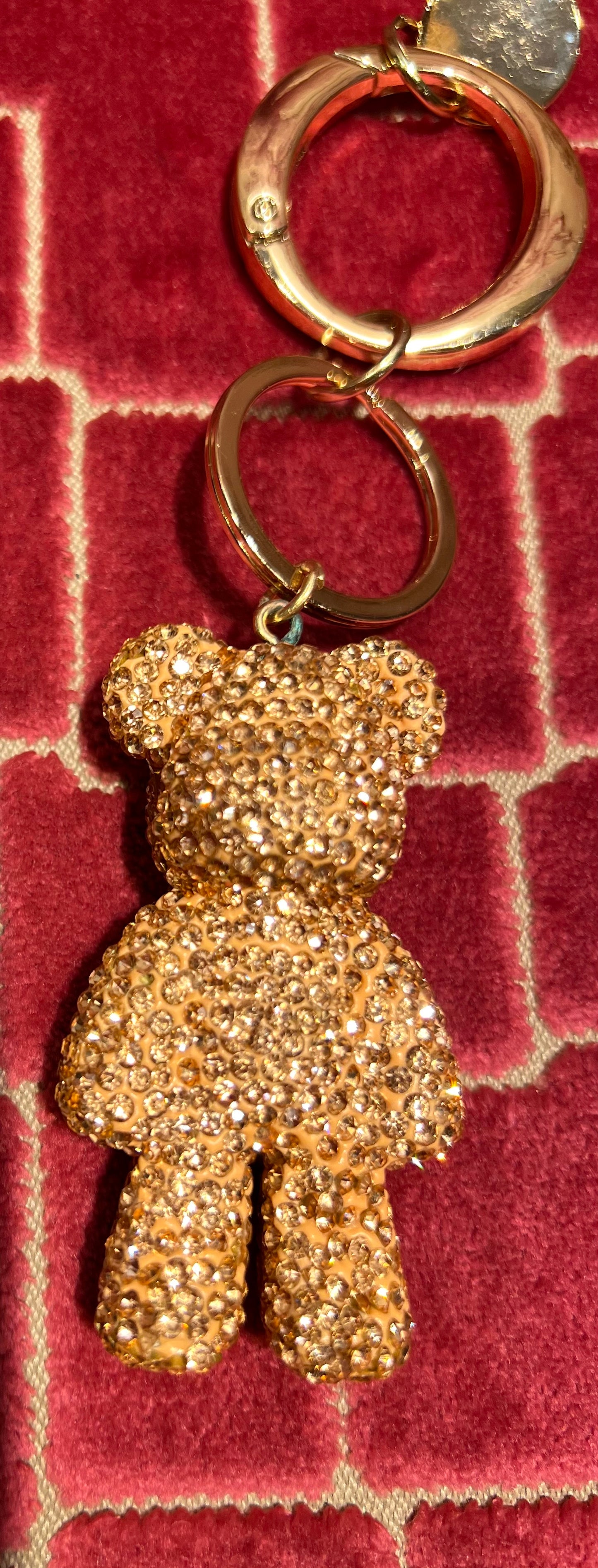 Charms orso glitter oro