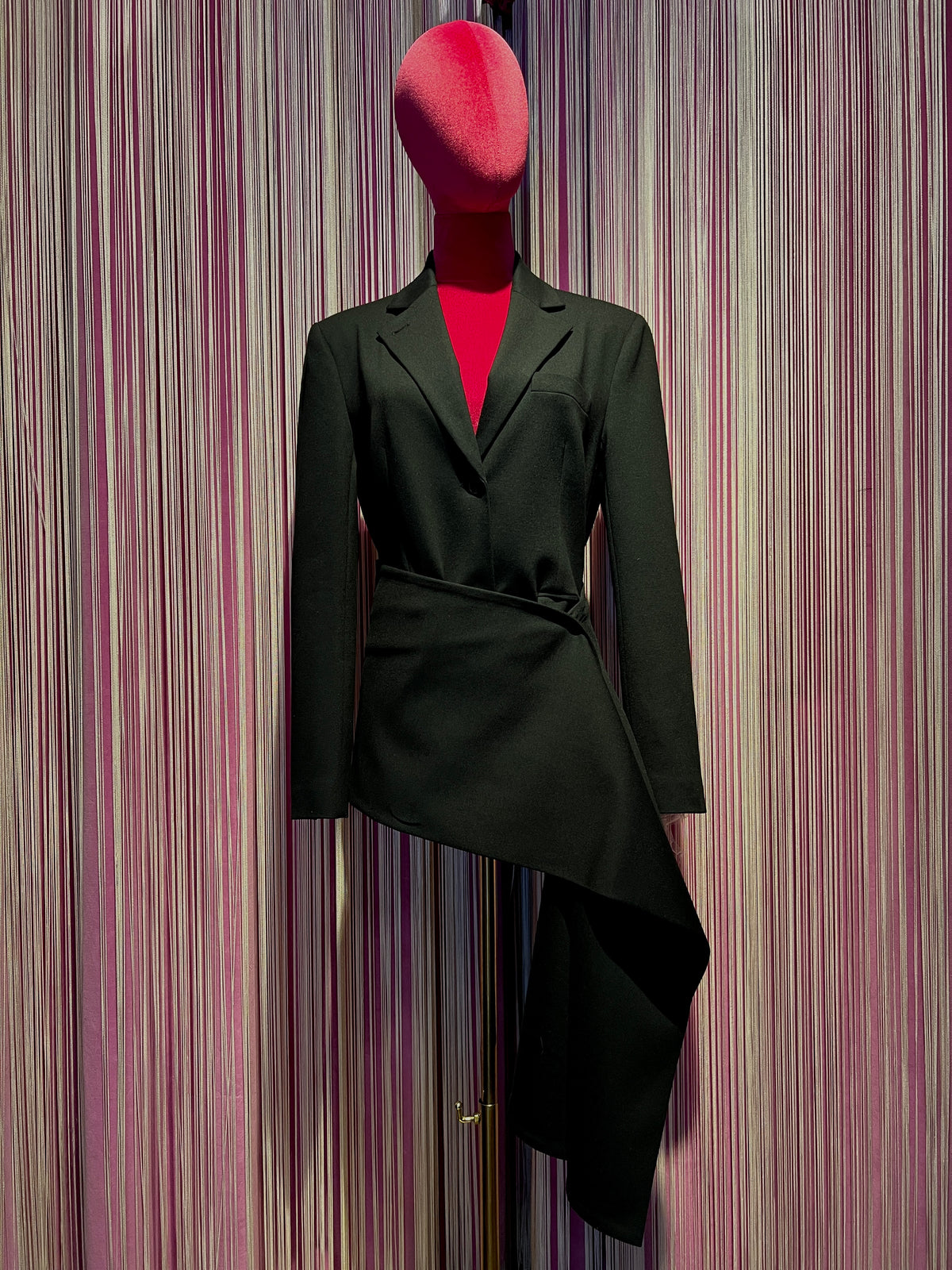 SU official blazer monopetto punto Milano con fascia rimovibile