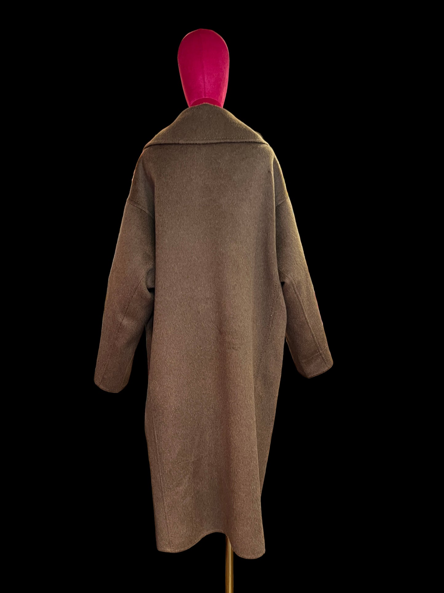 The room cappotto doppiopetto tabacco over