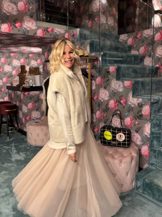 The room gilet eco visone panna