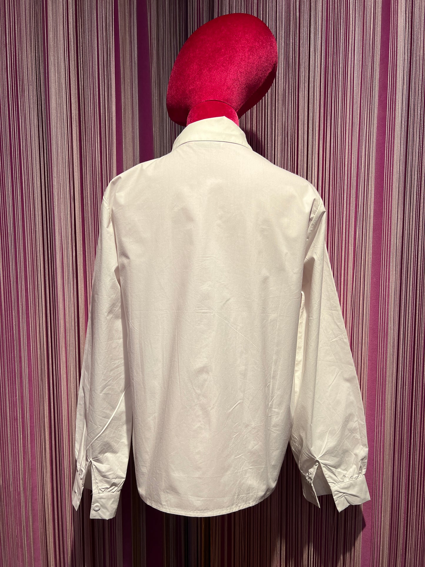 Love & roses camicia bianca manica lunga