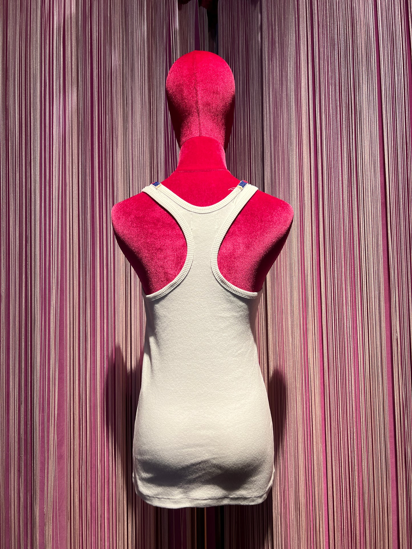 Front street top scollo a vogatore con passamaneria perline