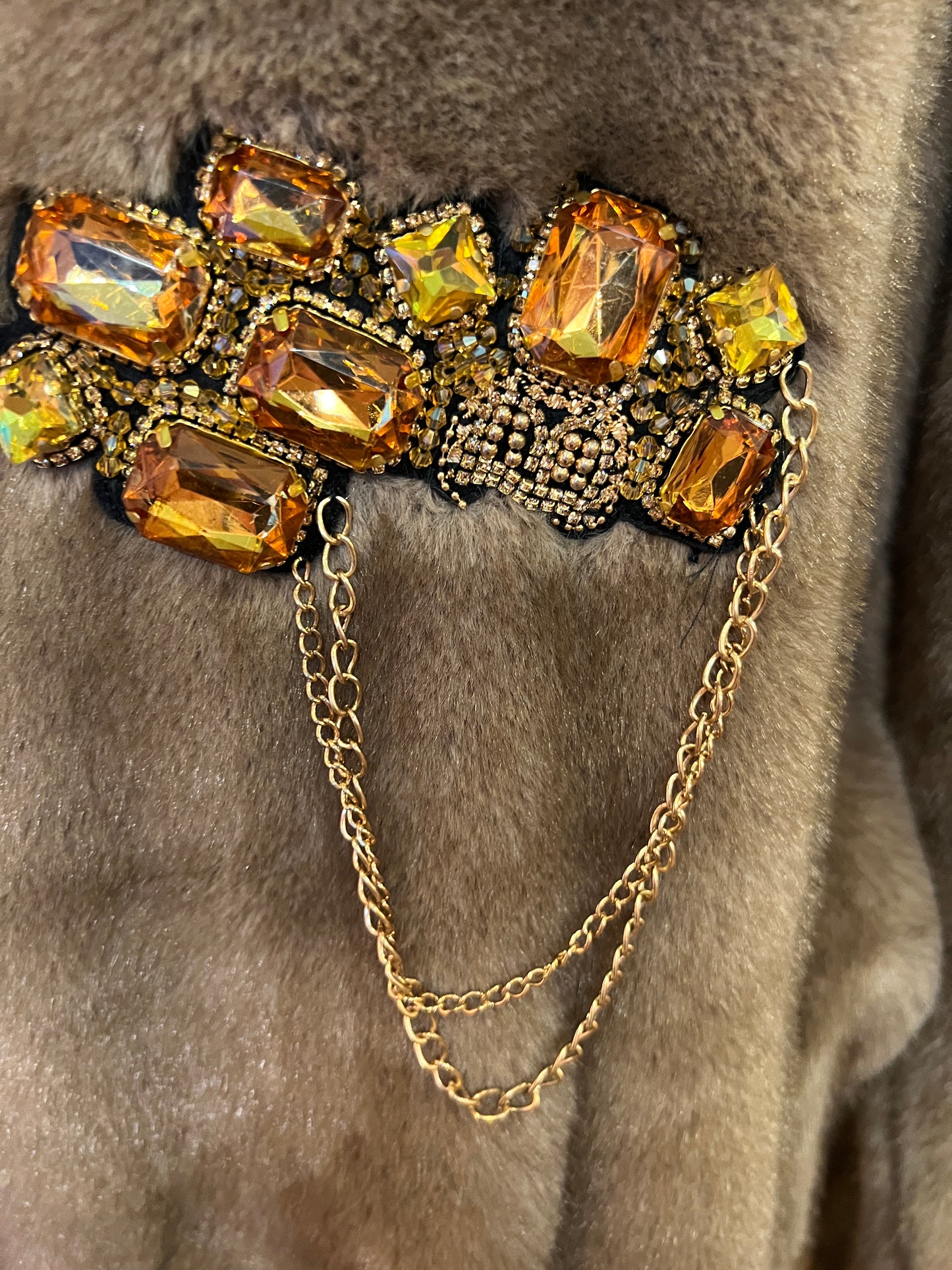 Abpink🩷 eco visone miele con patch Topolino cuore sacro