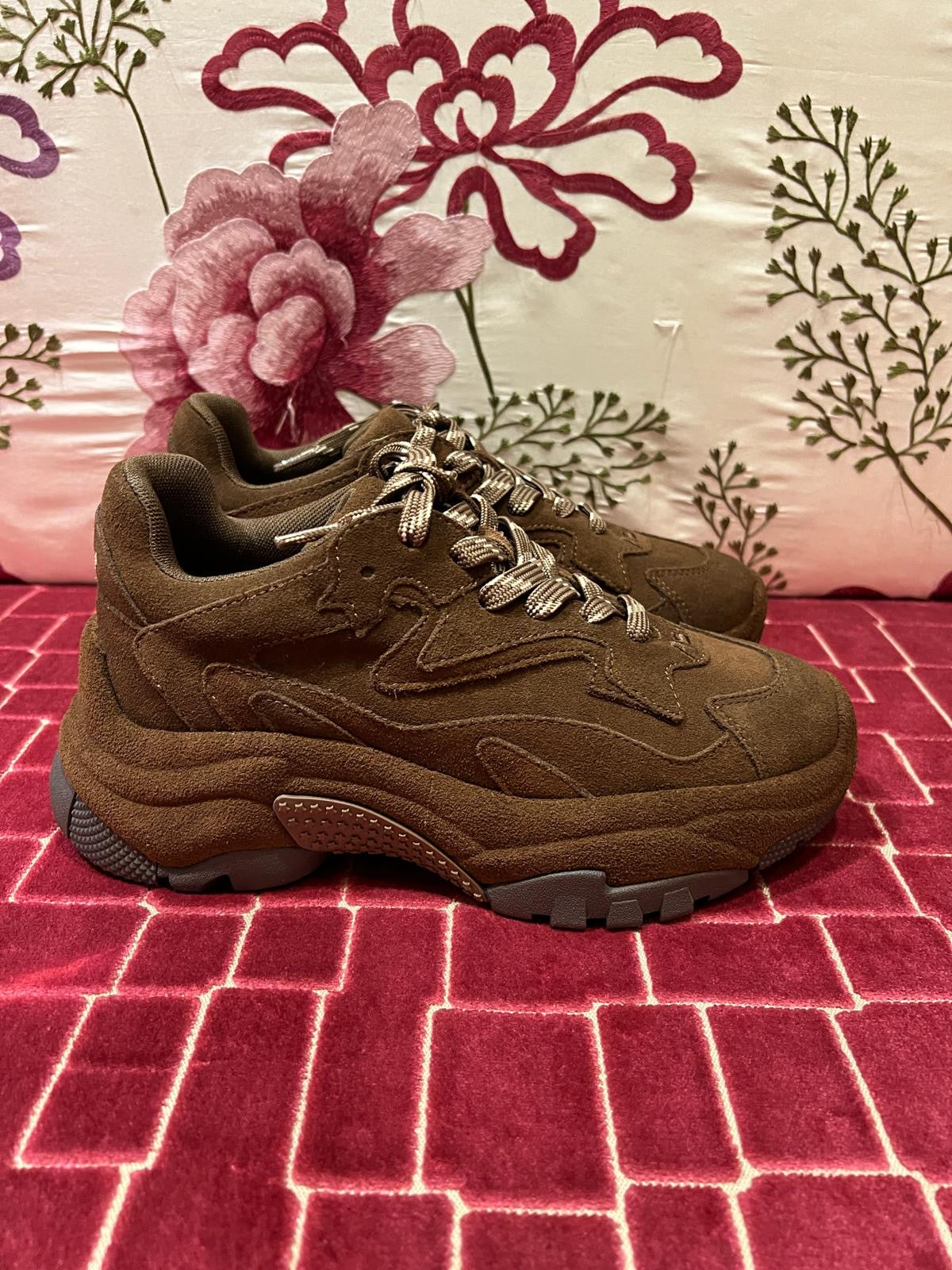 Ash sneakers nappa cioccolato