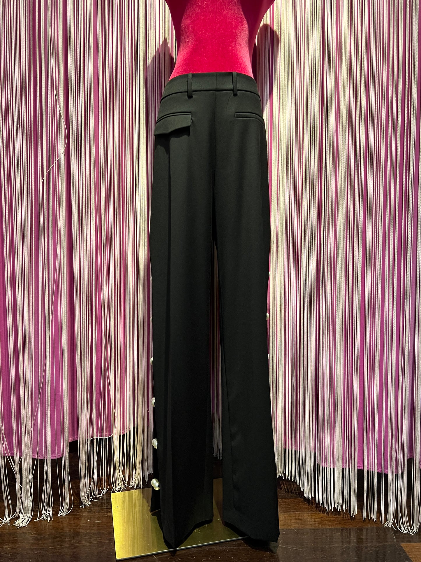 5 Progress pantalone con perle laterali
