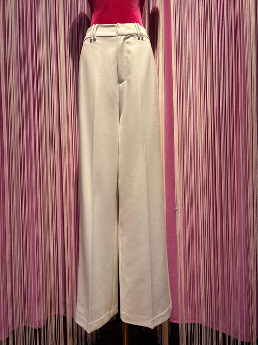 Isabelle Blanche Paris pantalone sartoriale bianco