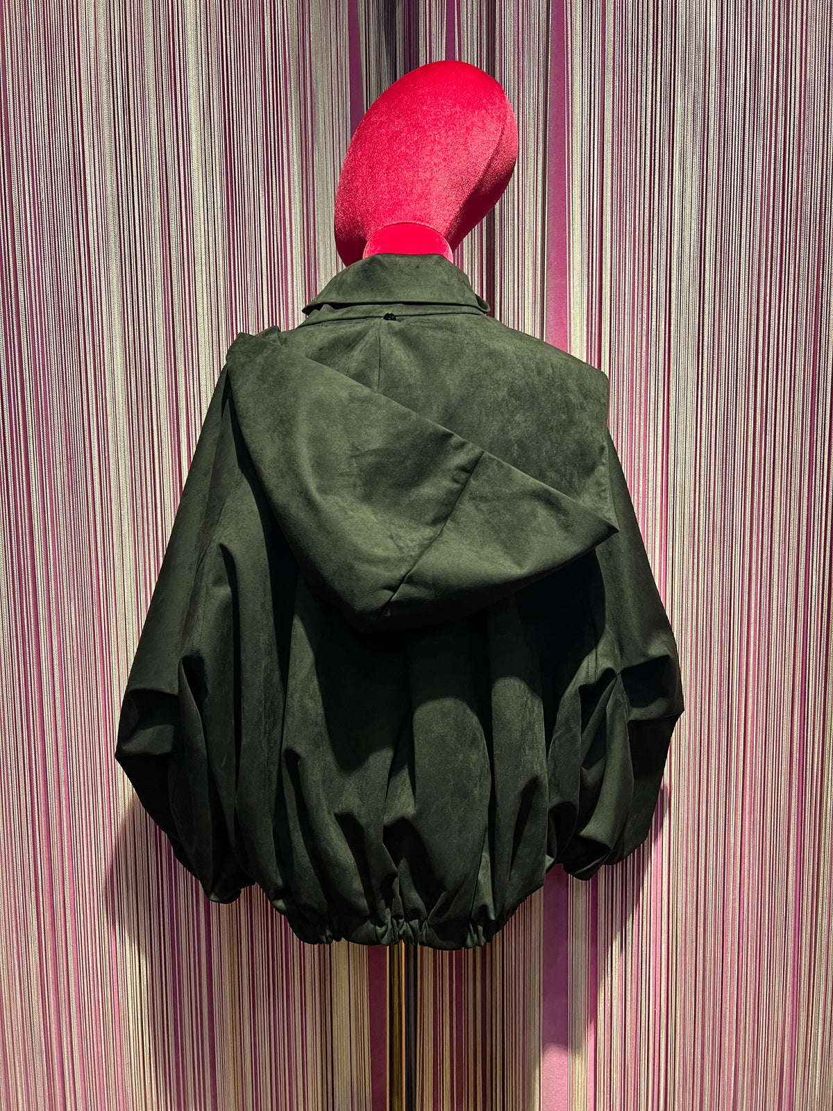SU official giacca/bomber nero con cappuccio rimovibile