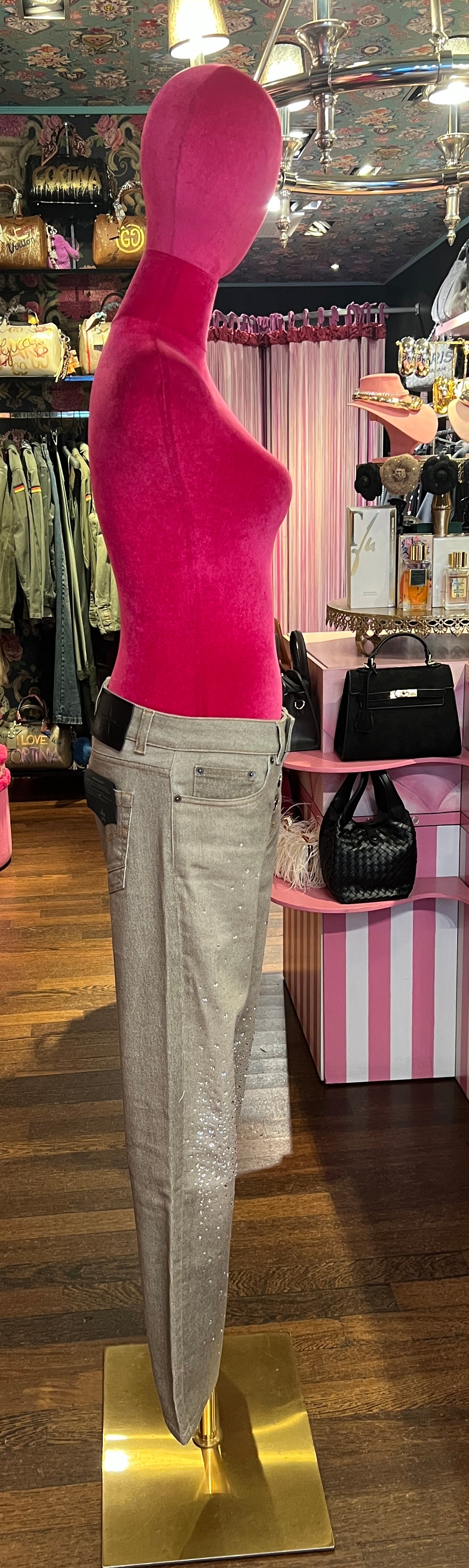 Rossano Perini -40% di sconto jeans con Swarovski modello loose