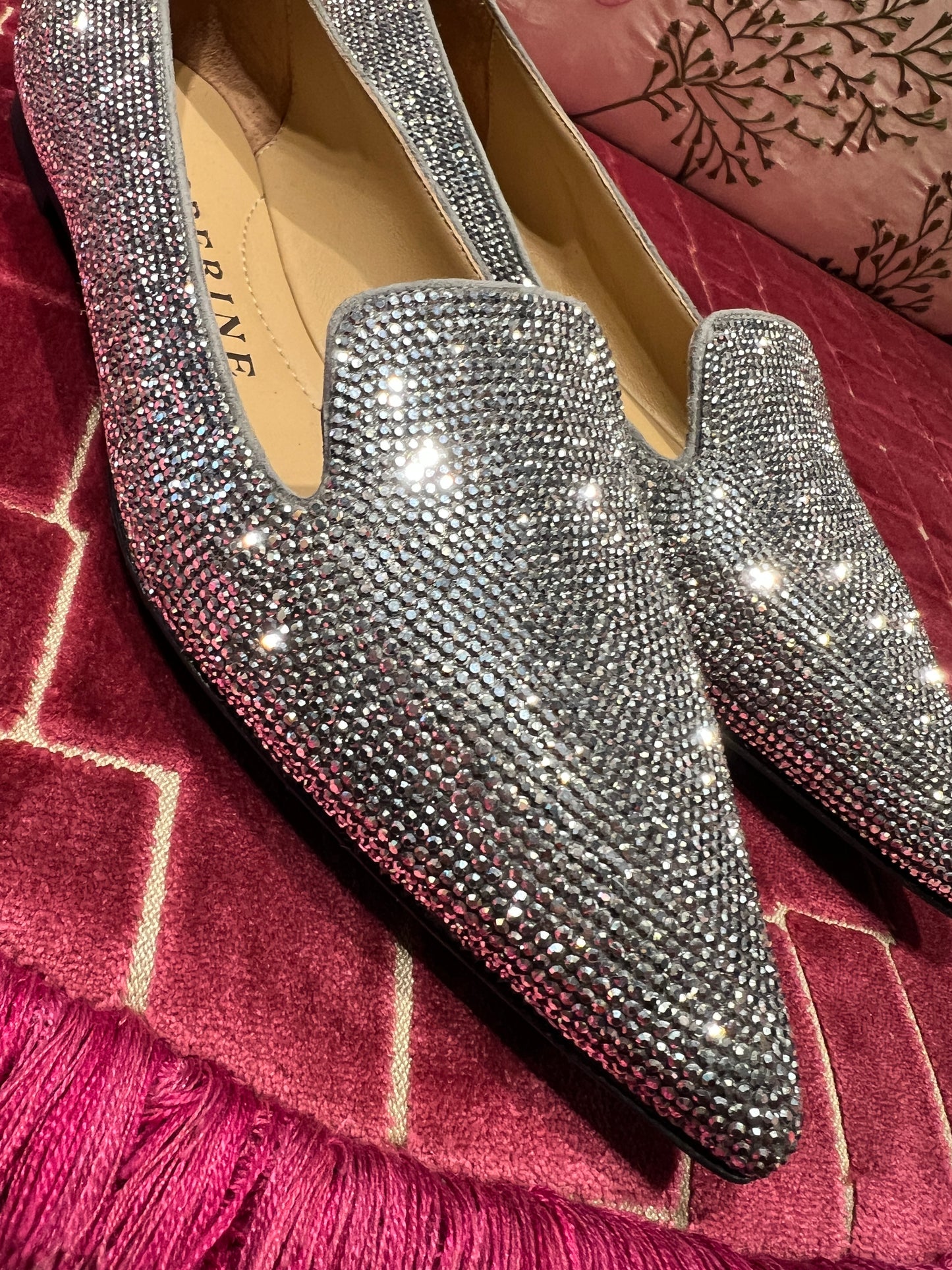 Prosperine ballerina crystal argento