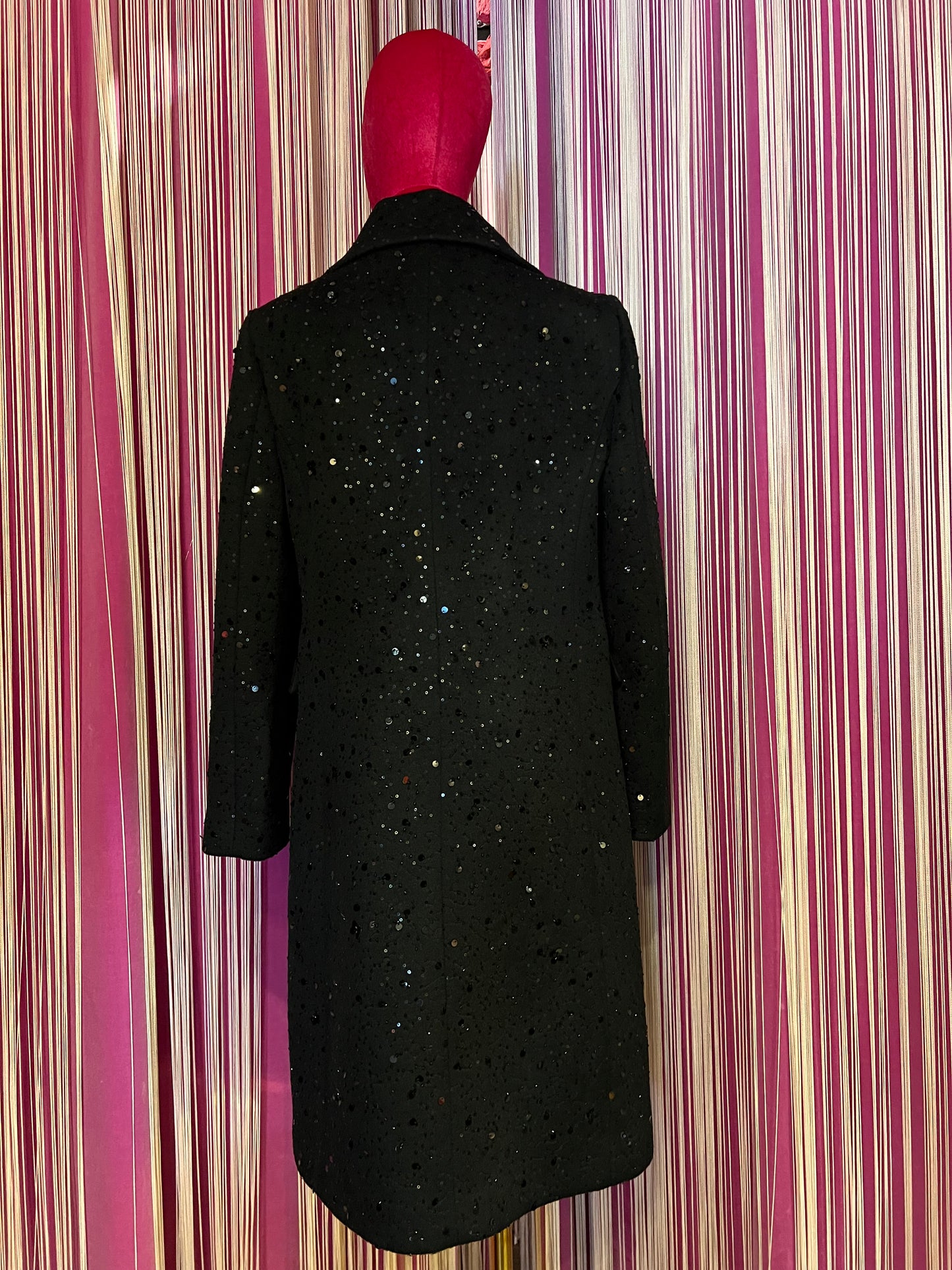 Rue-bisquit cappotto doppiopetto paillettes