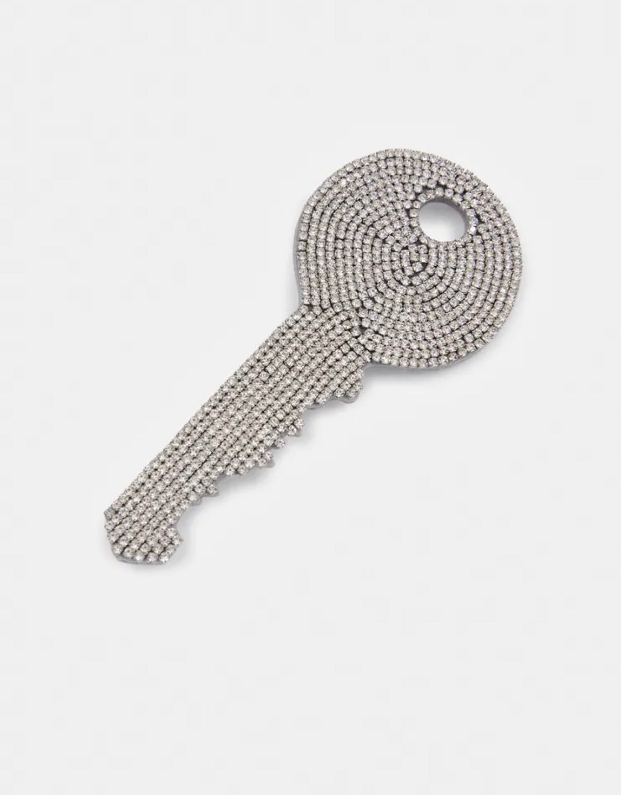 Essentiel antwerp spilla a forma di chiave con strass