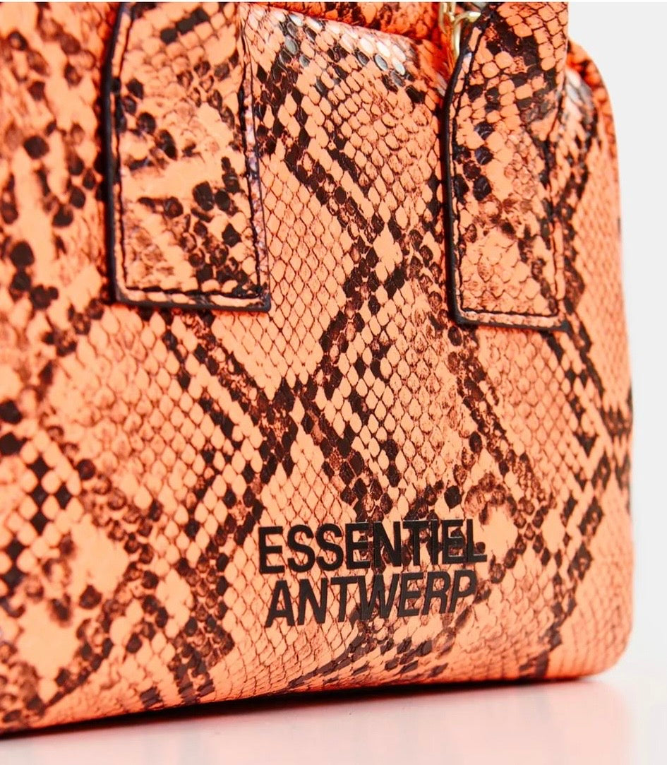 Essentiel antwerp borsa con tracolla arancio