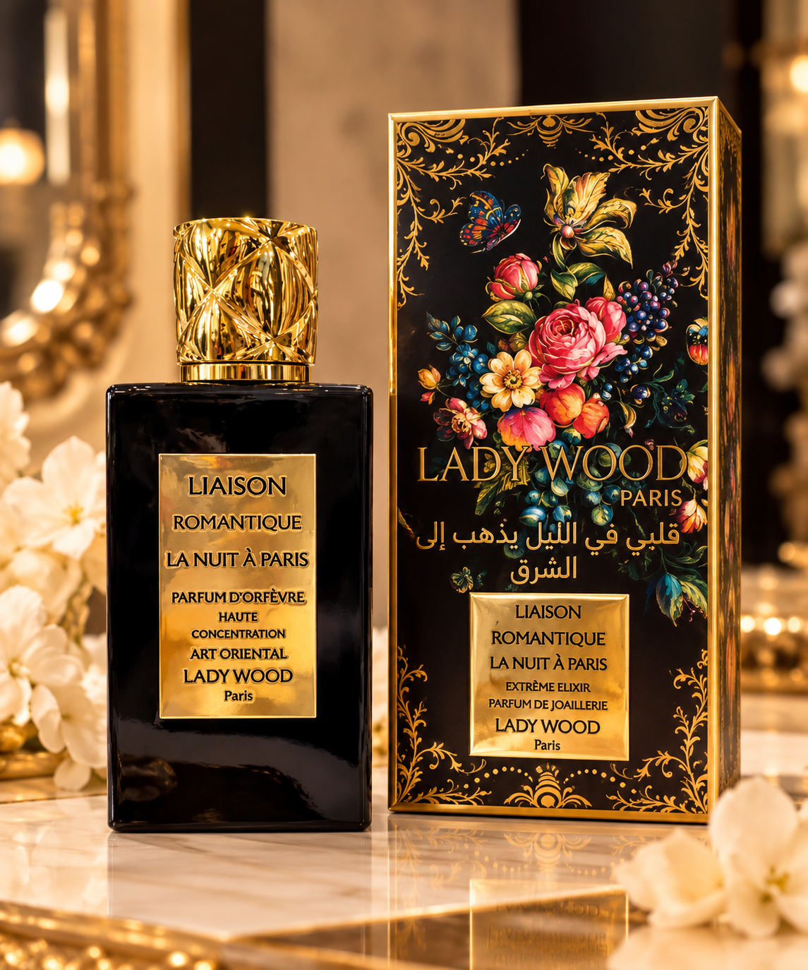 Lady Wood Paris profumo liaison romantique la nuit a Paris extreme elixir parfum de joaillerie, eau de parfum 100 ml