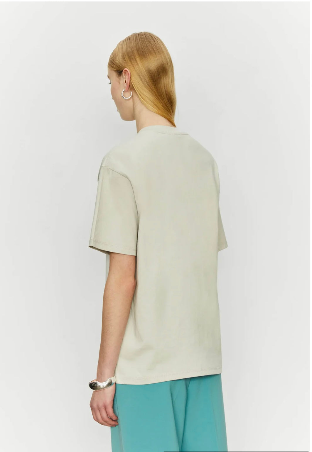 Isabelle Blanche Paris t shirt over di cotone corda con stampa marrone “ Fashion is my boyfriend “
