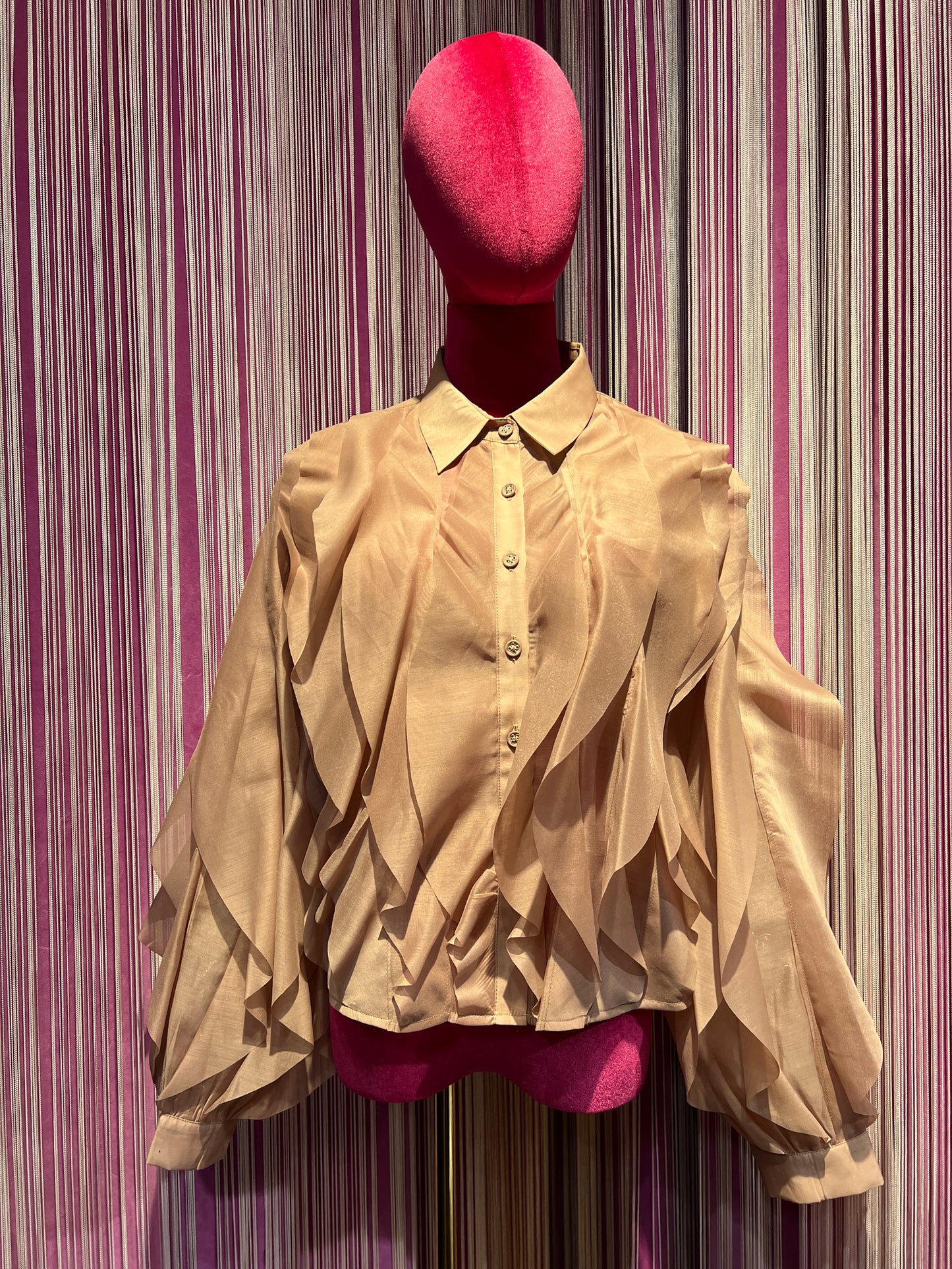 Amosa camicia rosa cipria
