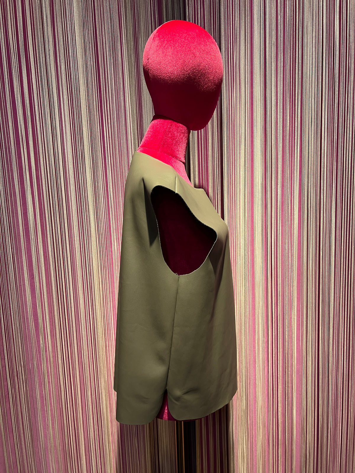 Love & roses top ecopelle taupe