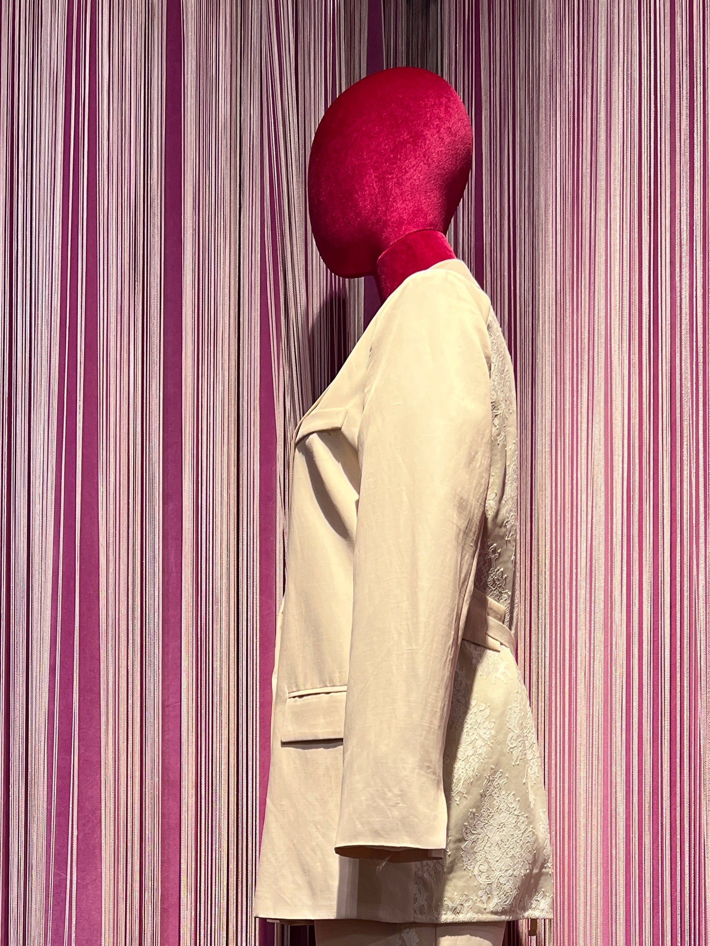 Pink memories -40% di sconto blazer con schiena in pizzo