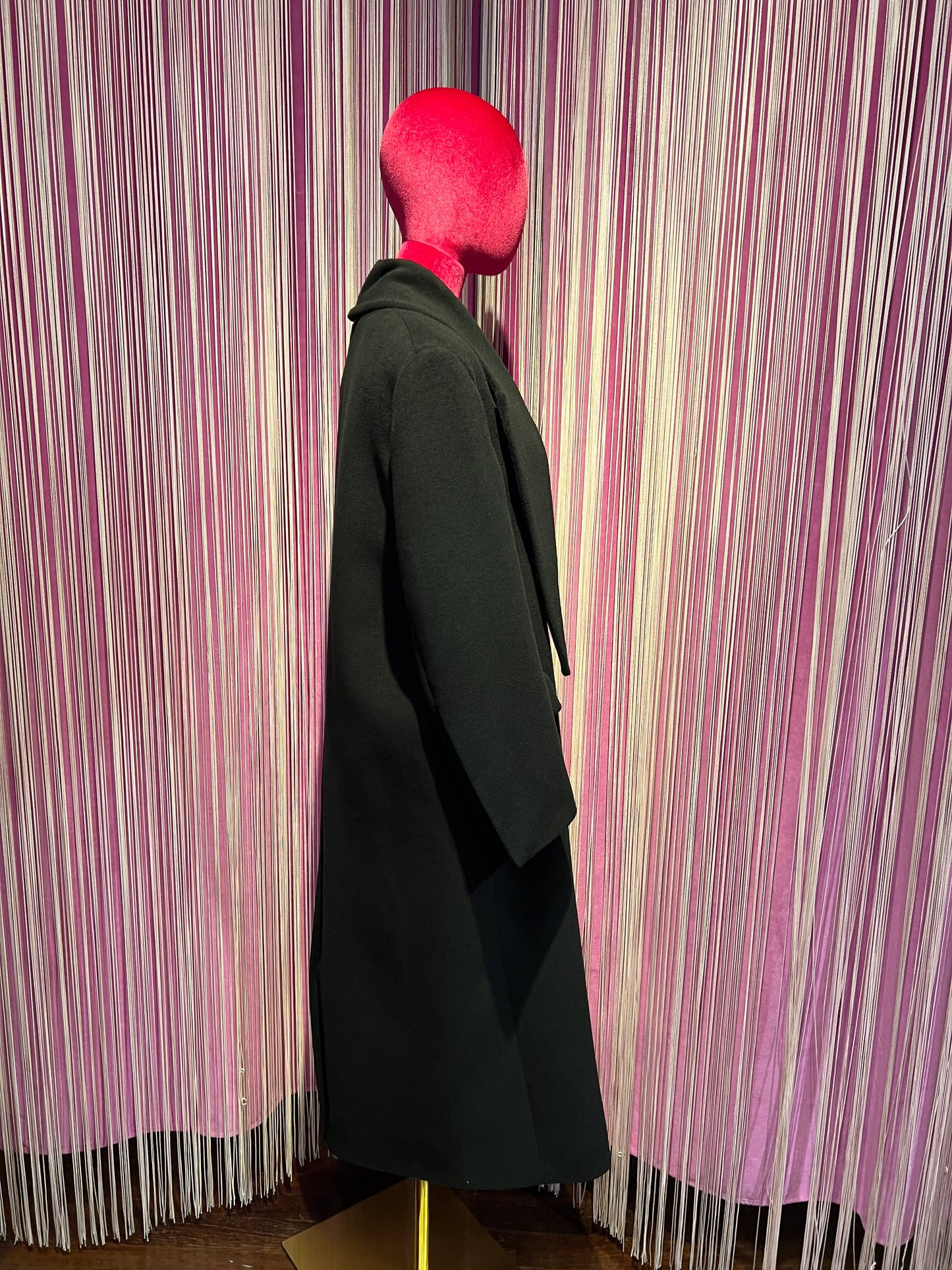 SU official cappotto lungo con sciarpa rimovibile